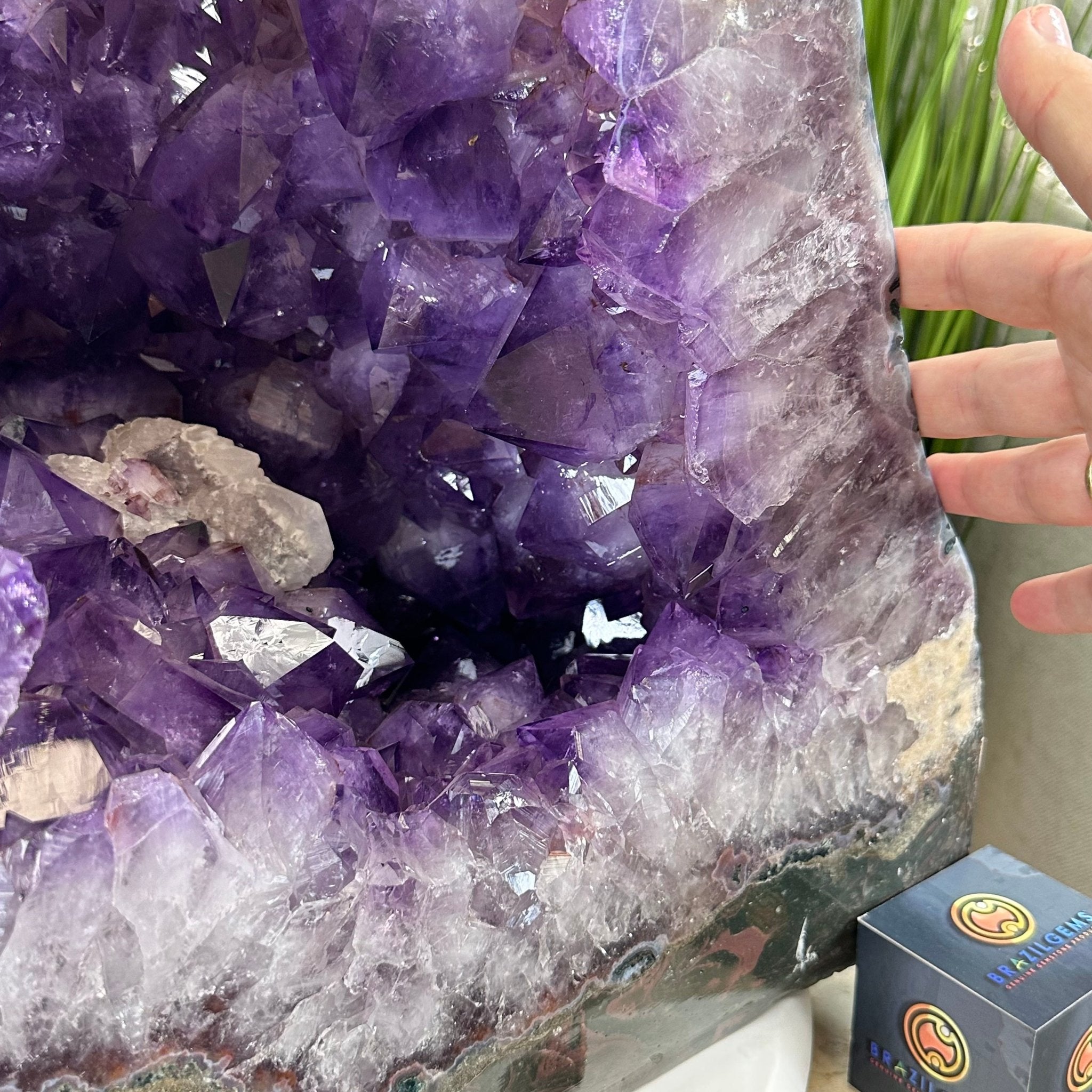 Super Quality Polished Brazilian Amethyst Cathedral, 140.1 lbs & 24.6" tall Model #5602-0201 by Brazil Gems - Brazil GemsBrazil GemsSuper Quality Polished Brazilian Amethyst Cathedral, 140.1 lbs & 24.6" tall Model #5602-0201 by Brazil GemsPolished Cathedrals5602-0201