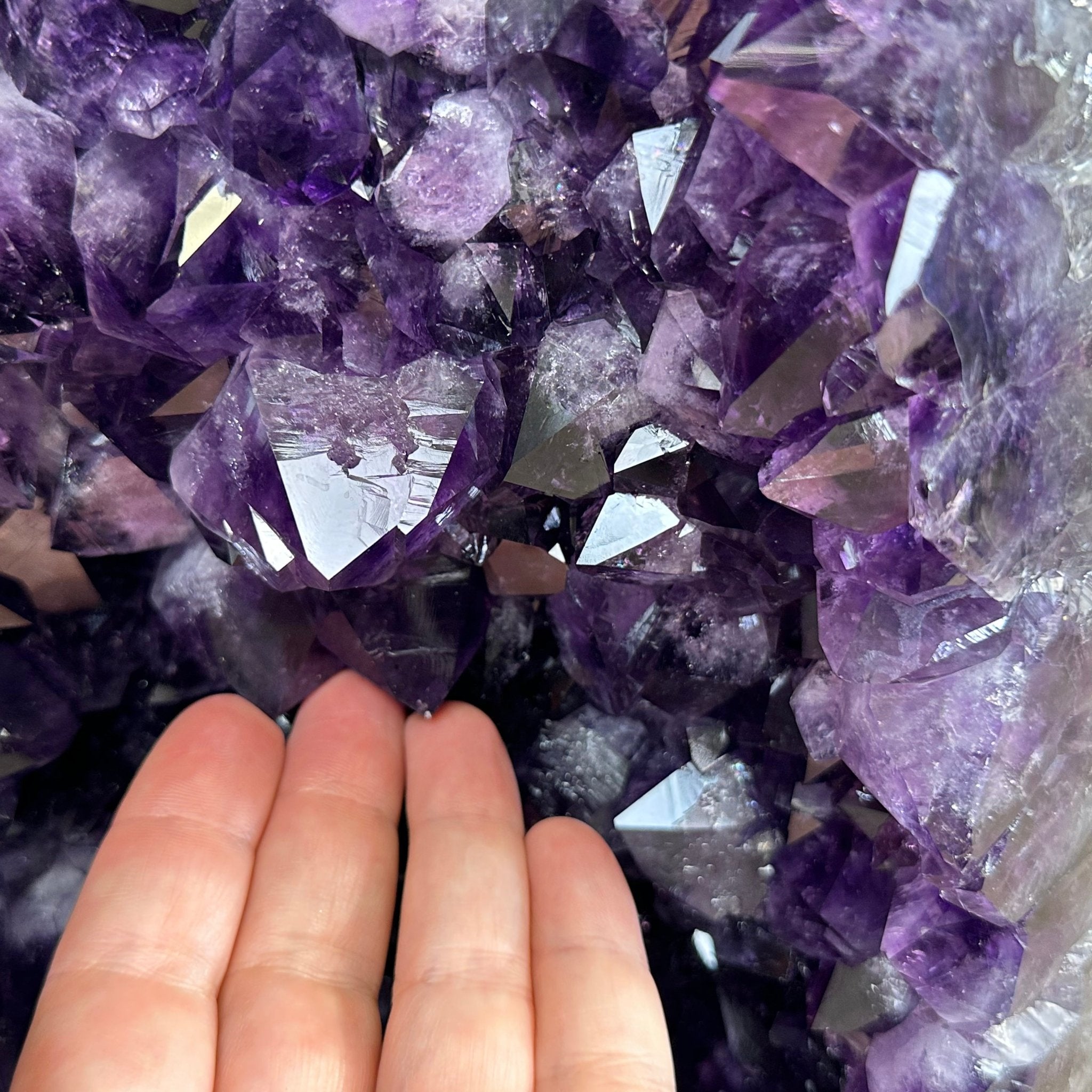 Super Quality Polished Brazilian Amethyst Cathedral, 161.6 lbs & 21.25" tall Model #5602-0072 by Brazil Gems - Brazil GemsBrazil GemsSuper Quality Polished Brazilian Amethyst Cathedral, 161.6 lbs & 21.25" tall Model #5602-0072 by Brazil GemsPolished Cathedrals5602-0072