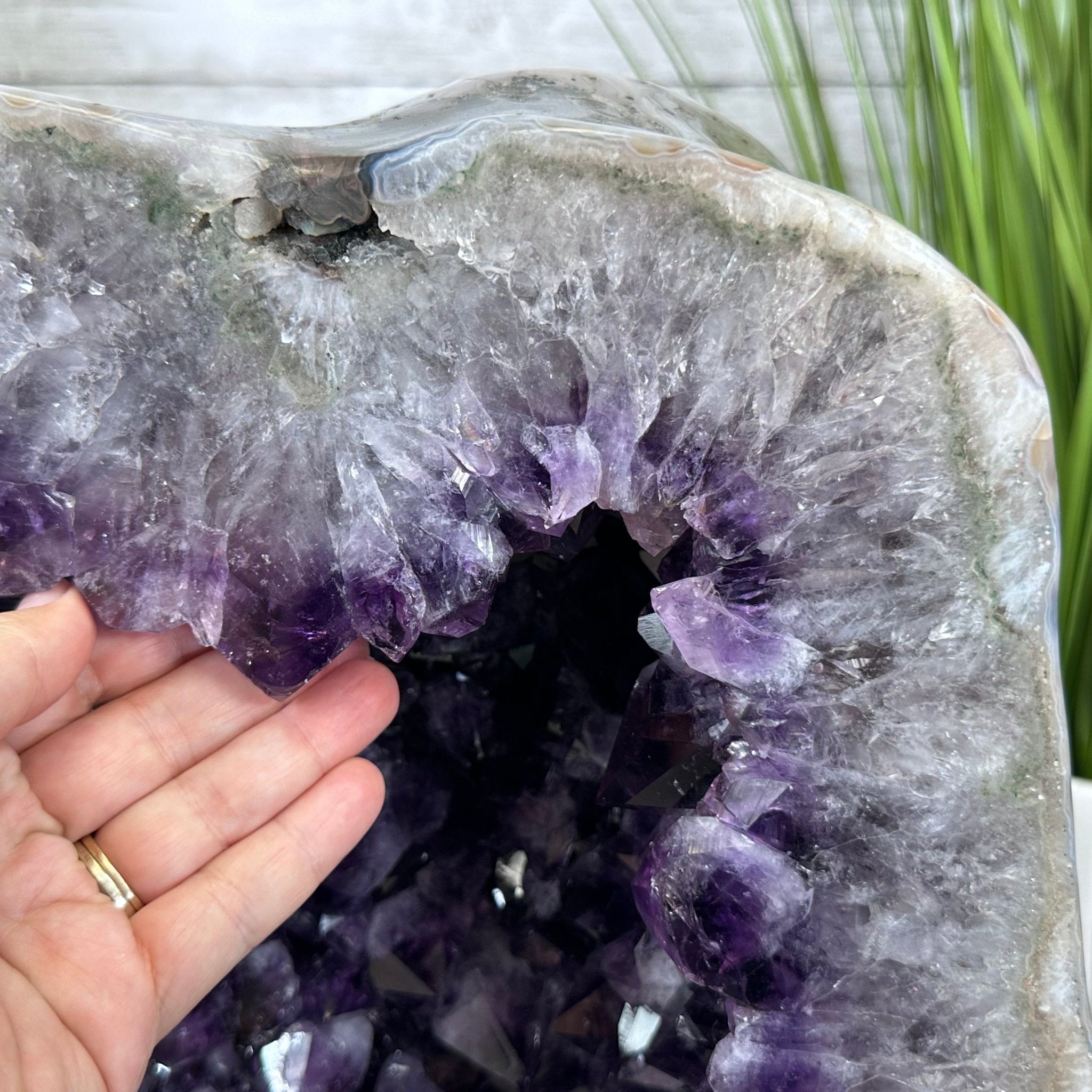 Super Quality Polished Brazilian Amethyst Cathedral, 161.6 lbs & 21.25" tall Model #5602-0072 by Brazil Gems - Brazil GemsBrazil GemsSuper Quality Polished Brazilian Amethyst Cathedral, 161.6 lbs & 21.25" tall Model #5602-0072 by Brazil GemsPolished Cathedrals5602-0072