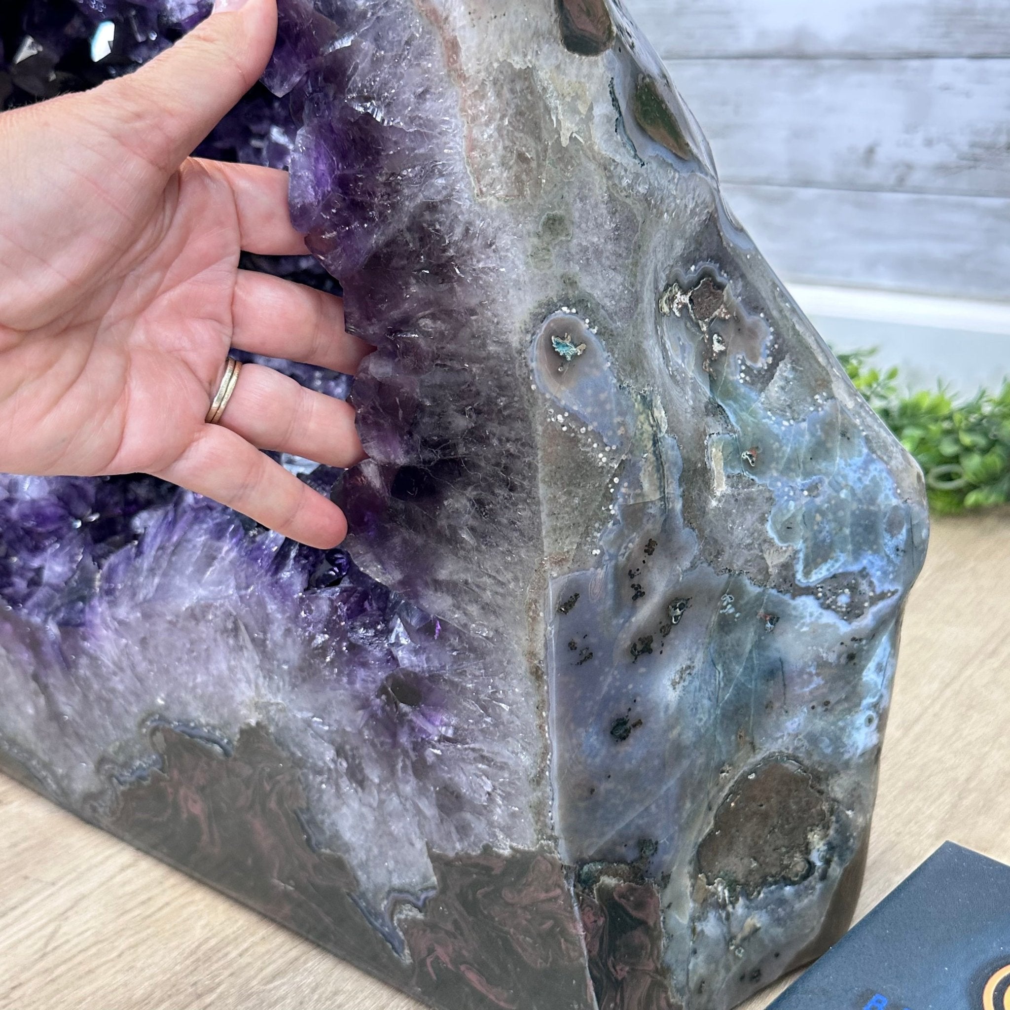 Super Quality Polished Brazilian Amethyst Cathedral, 161.6 lbs & 21.25" tall Model #5602-0072 by Brazil Gems - Brazil GemsBrazil GemsSuper Quality Polished Brazilian Amethyst Cathedral, 161.6 lbs & 21.25" tall Model #5602-0072 by Brazil GemsPolished Cathedrals5602-0072