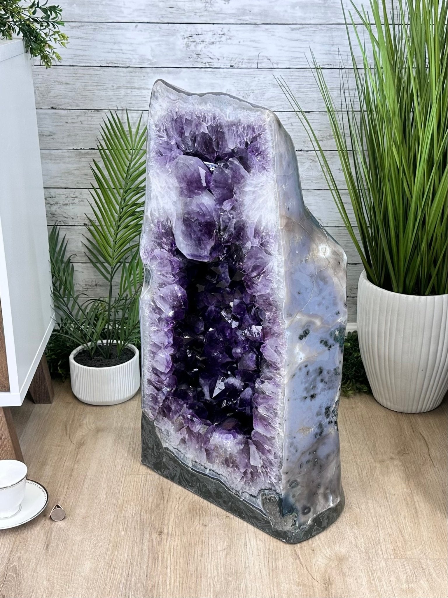 Super Quality Polished Brazilian Amethyst Cathedral, 184.3 lbs & 29.3" tall Model #5602-0082 by Brazil Gems - Brazil GemsBrazil GemsSuper Quality Polished Brazilian Amethyst Cathedral, 184.3 lbs & 29.3" tall Model #5602-0082 by Brazil GemsPolished Cathedrals5602-0082