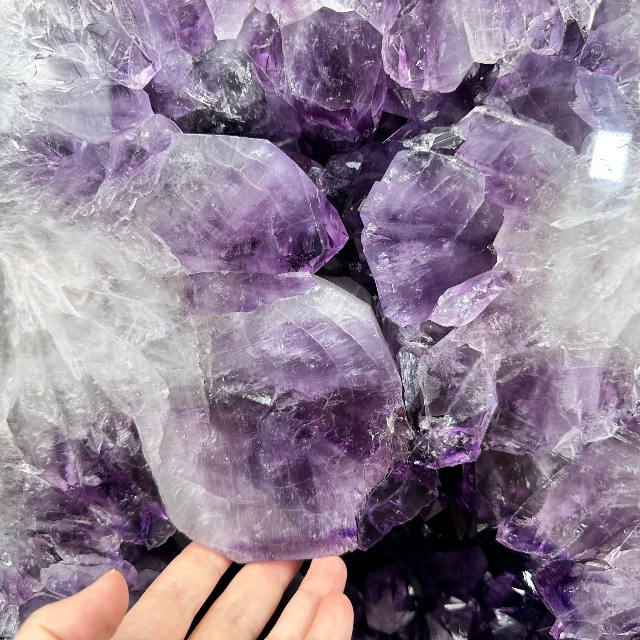 Super Quality Polished Brazilian Amethyst Cathedral, 184.3 lbs & 29.3" tall Model #5602-0082 by Brazil Gems - Brazil GemsBrazil GemsSuper Quality Polished Brazilian Amethyst Cathedral, 184.3 lbs & 29.3" tall Model #5602-0082 by Brazil GemsPolished Cathedrals5602-0082
