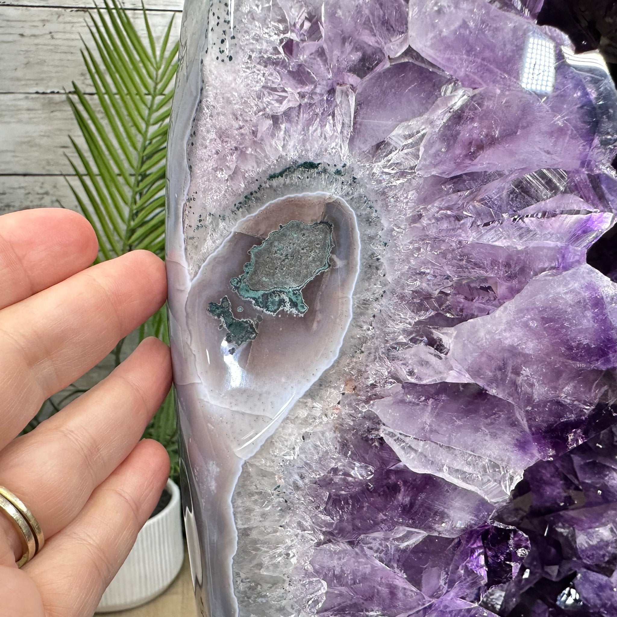 Super Quality Polished Brazilian Amethyst Cathedral, 184.3 lbs & 29.3" tall Model #5602-0082 by Brazil Gems - Brazil GemsBrazil GemsSuper Quality Polished Brazilian Amethyst Cathedral, 184.3 lbs & 29.3" tall Model #5602-0082 by Brazil GemsPolished Cathedrals5602-0082