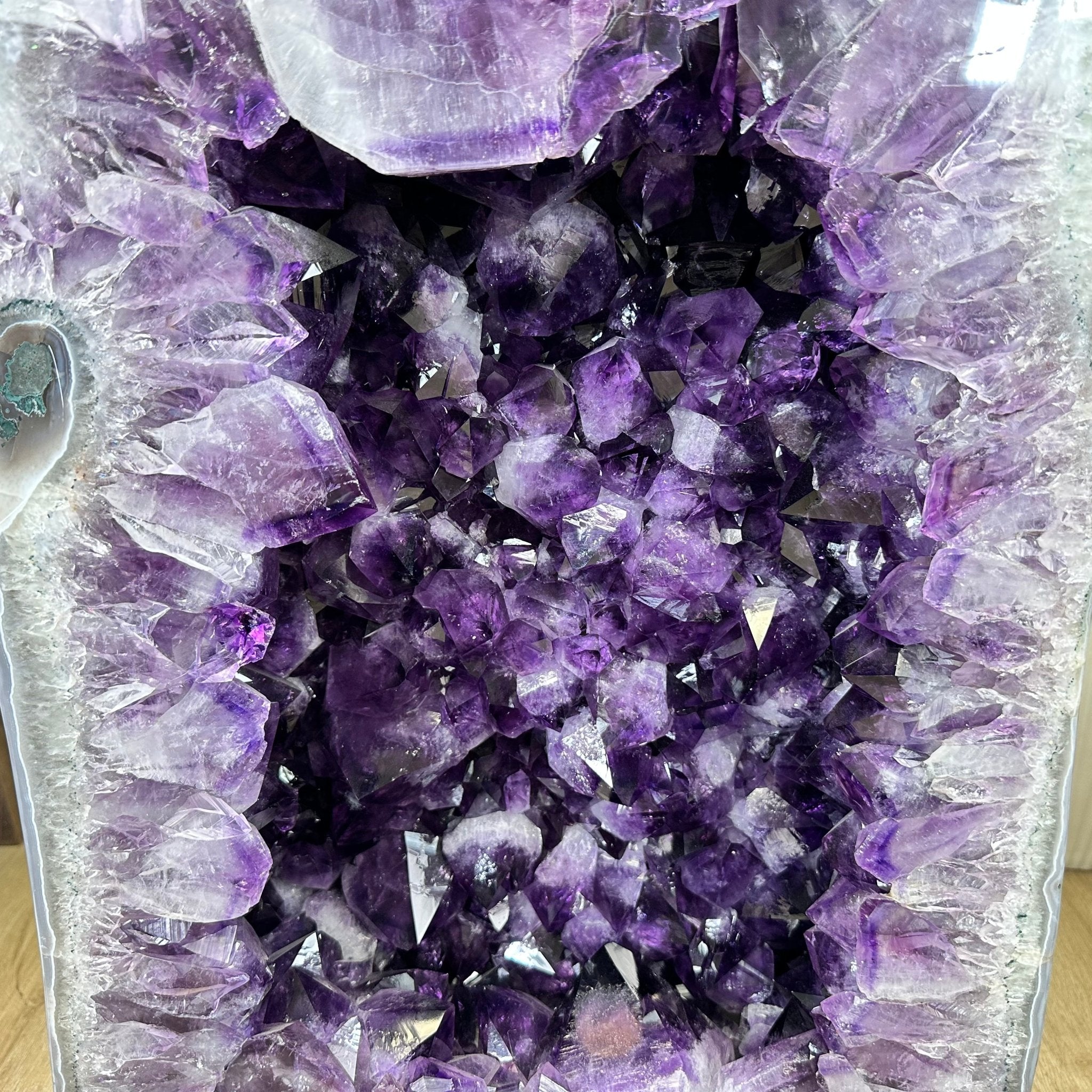 Super Quality Polished Brazilian Amethyst Cathedral, 184.3 lbs & 29.3" tall Model #5602-0082 by Brazil Gems - Brazil GemsBrazil GemsSuper Quality Polished Brazilian Amethyst Cathedral, 184.3 lbs & 29.3" tall Model #5602-0082 by Brazil GemsPolished Cathedrals5602-0082