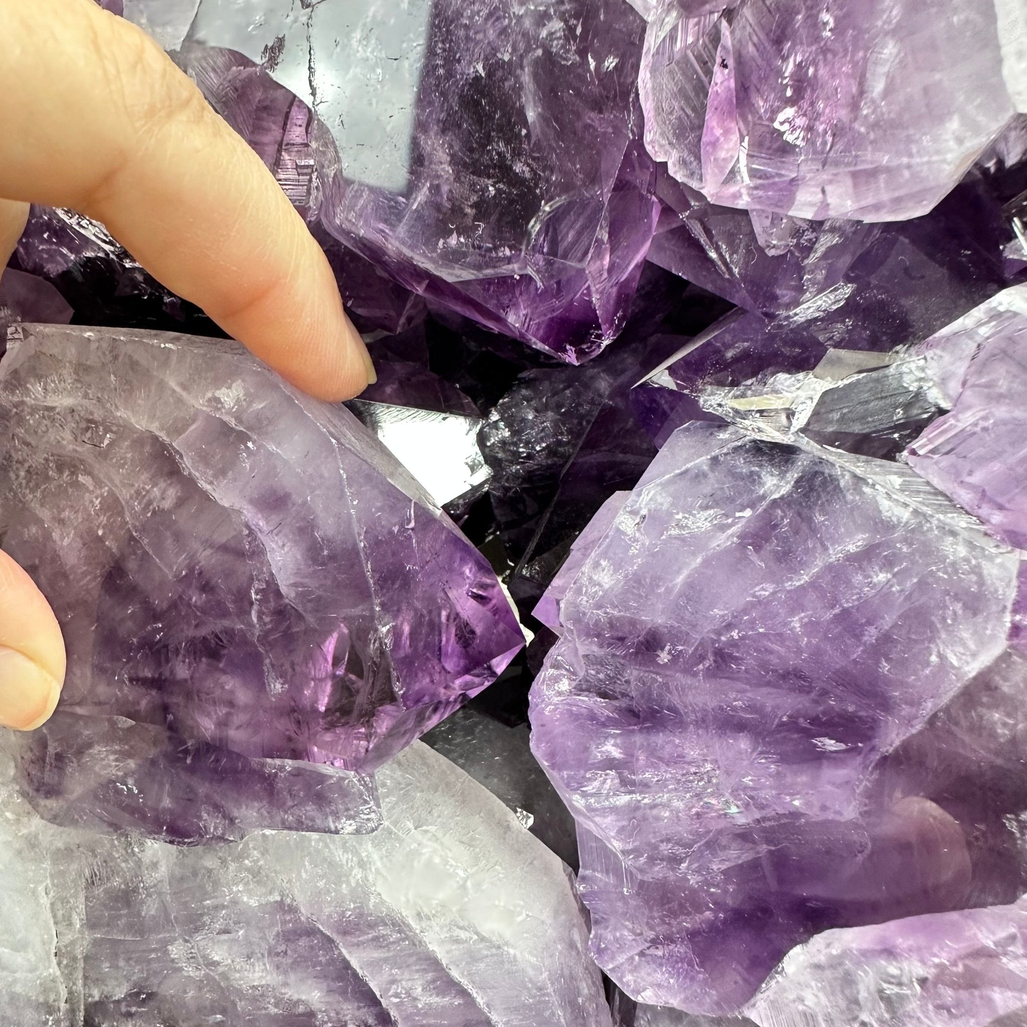 Super Quality Polished Brazilian Amethyst Cathedral, 184.3 lbs & 29.3" tall Model #5602-0082 by Brazil Gems - Brazil GemsBrazil GemsSuper Quality Polished Brazilian Amethyst Cathedral, 184.3 lbs & 29.3" tall Model #5602-0082 by Brazil GemsPolished Cathedrals5602-0082