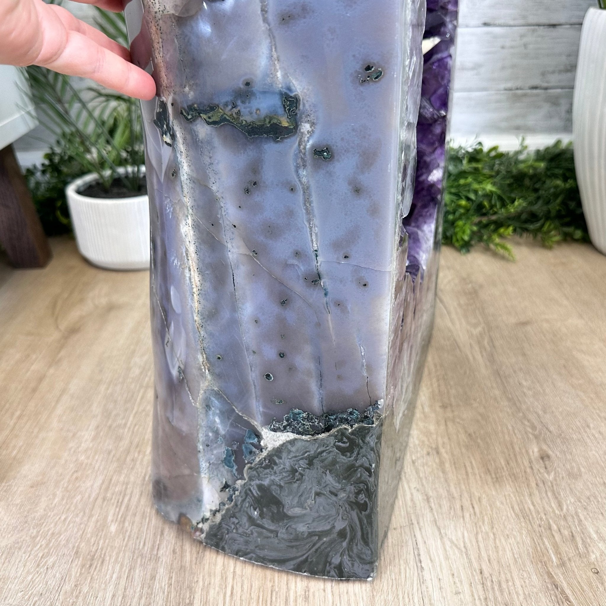 Super Quality Polished Brazilian Amethyst Cathedral, 184.3 lbs & 29.3" tall Model #5602-0082 by Brazil Gems - Brazil GemsBrazil GemsSuper Quality Polished Brazilian Amethyst Cathedral, 184.3 lbs & 29.3" tall Model #5602-0082 by Brazil GemsPolished Cathedrals5602-0082