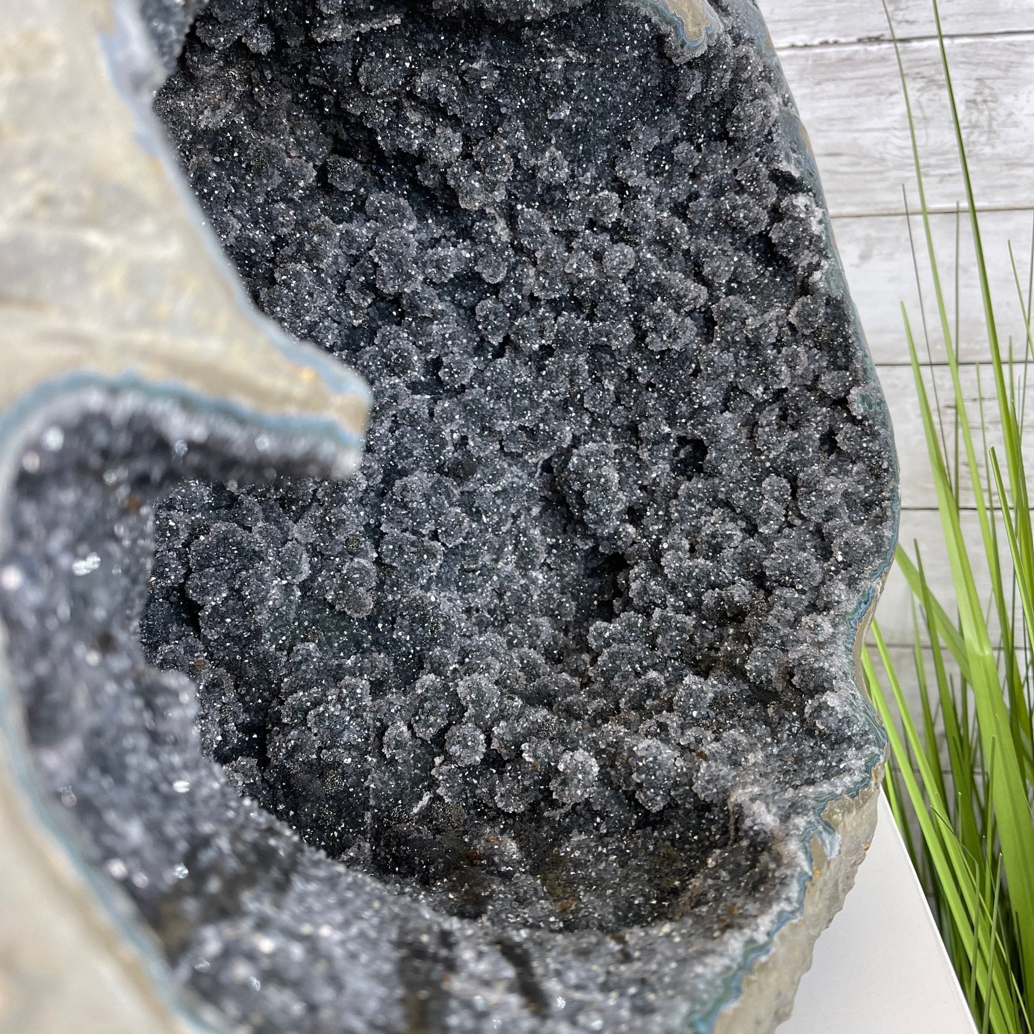 Super Quality Unique Uruguayan Amethyst Geode, 12.5” tall & 68.5 lbs #5520-0047 by Brazil Gems - Brazil GemsBrazil GemsSuper Quality Unique Uruguayan Amethyst Geode, 12.5” tall & 68.5 lbs #5520-0047 by Brazil GemsClusters: Unique & Freeform5520-0047
