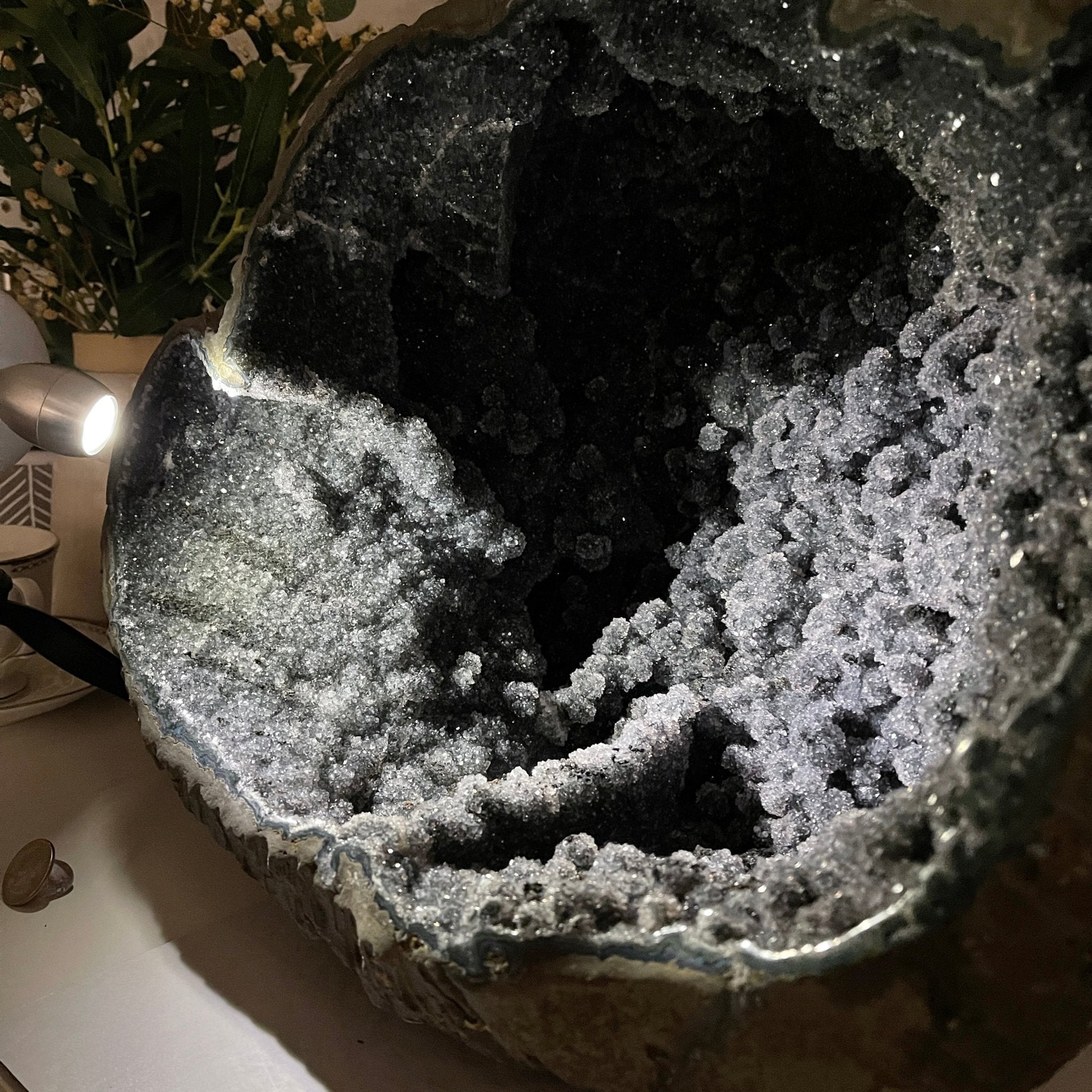 Super Quality Unique Uruguayan Amethyst Geode, 12.5” tall & 68.5 lbs #5520-0047 by Brazil Gems - Brazil GemsBrazil GemsSuper Quality Unique Uruguayan Amethyst Geode, 12.5” tall & 68.5 lbs #5520-0047 by Brazil GemsClusters: Unique & Freeform5520-0047