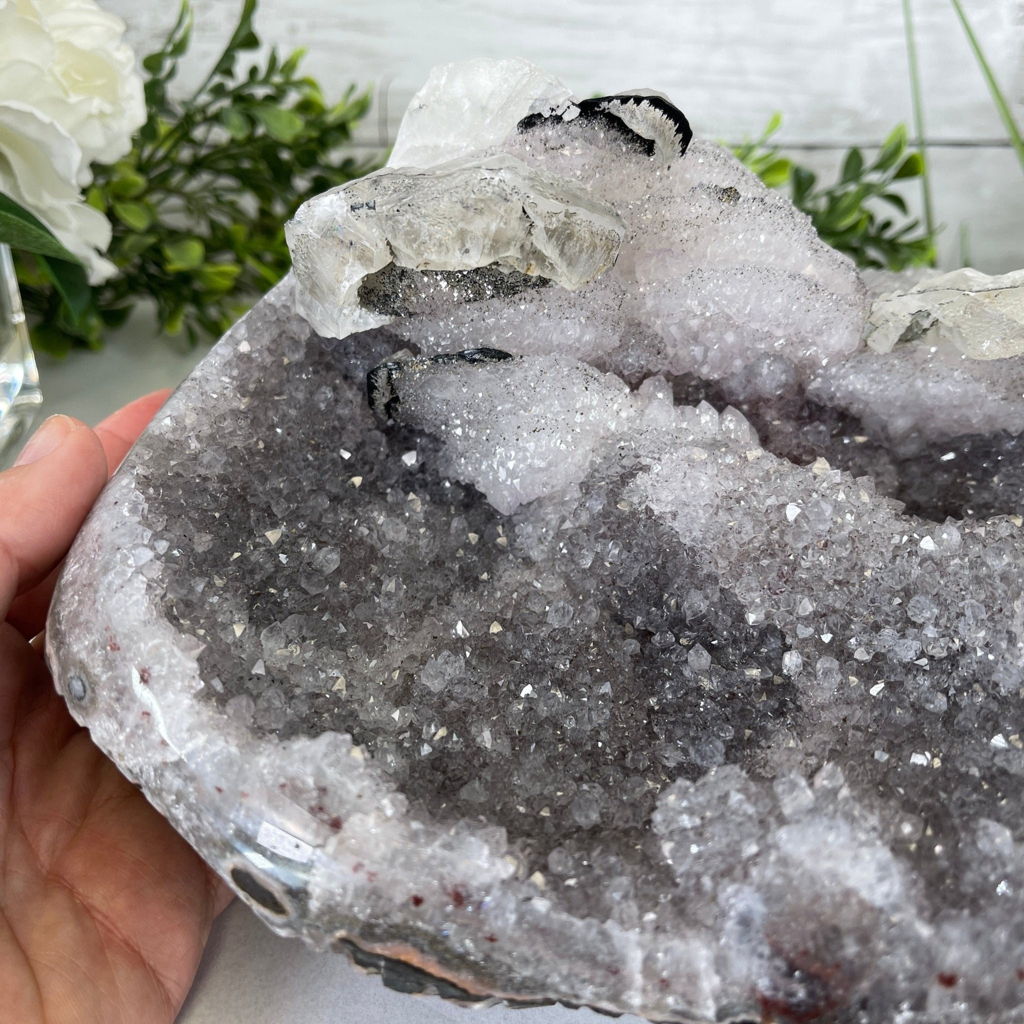 Super Quality Unique Uruguayan Amethyst Geode, 5.5” tall & 13.5 lbs #5520-0039 by Brazil Gems - Brazil GemsBrazil GemsSuper Quality Unique Uruguayan Amethyst Geode, 5.5” tall & 13.5 lbs #5520-0039 by Brazil GemsClusters: Unique & Freeform5520-0039