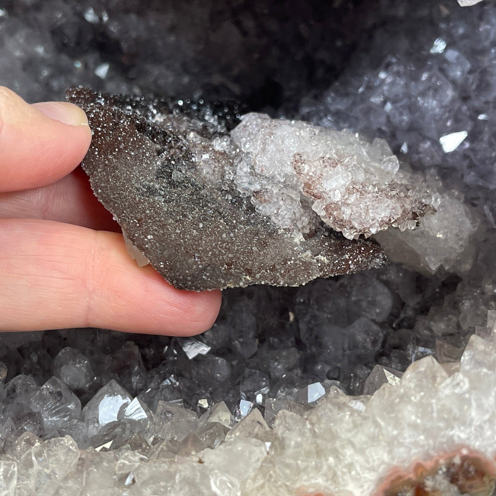 Super Quality Unique Uruguayan Amethyst Geode, 8.25” tall & 25 lbs #5520-0044 by Brazil Gems - Brazil GemsBrazil GemsSuper Quality Unique Uruguayan Amethyst Geode, 8.25” tall & 25 lbs #5520-0044 by Brazil GemsClusters: Unique & Freeform5520-0044