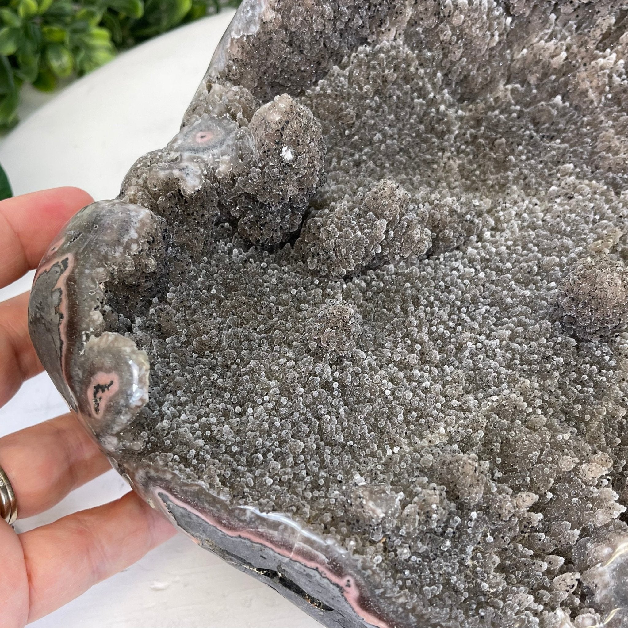 Super Quality Unique Uruguayan Pink Amethyst Geode, 10.38 lbs & 5” tall #5611-0474 by Brazil Gems - Brazil GemsBrazil GemsSuper Quality Unique Uruguayan Pink Amethyst Geode, 10.38 lbs & 5” tall #5611-0474 by Brazil GemsClusters: Unique & Freeform5611-0474