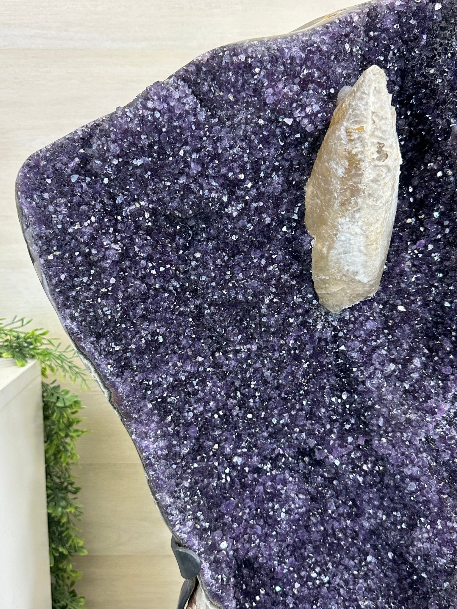 Super Quality Uruguayan Amethyst Cluster on Rotating Stand, 119.1 lbs & 46.7" Tall #5492 - 0034 - Brazil GemsBrazil GemsSuper Quality Uruguayan Amethyst Cluster on Rotating Stand, 119.1 lbs & 46.7" Tall #5492 - 0034Clusters on Rotating Bases5492 - 0034