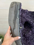 Super Quality Uruguayan Amethyst Cluster on Rotating Stand, 227.1 lbs & 53.1" Tall #5492 - 0035 - Brazil GemsBrazil GemsSuper Quality Uruguayan Amethyst Cluster on Rotating Stand, 227.1 lbs & 53.1" Tall #5492 - 0035Clusters on Rotating Bases5492 - 0035