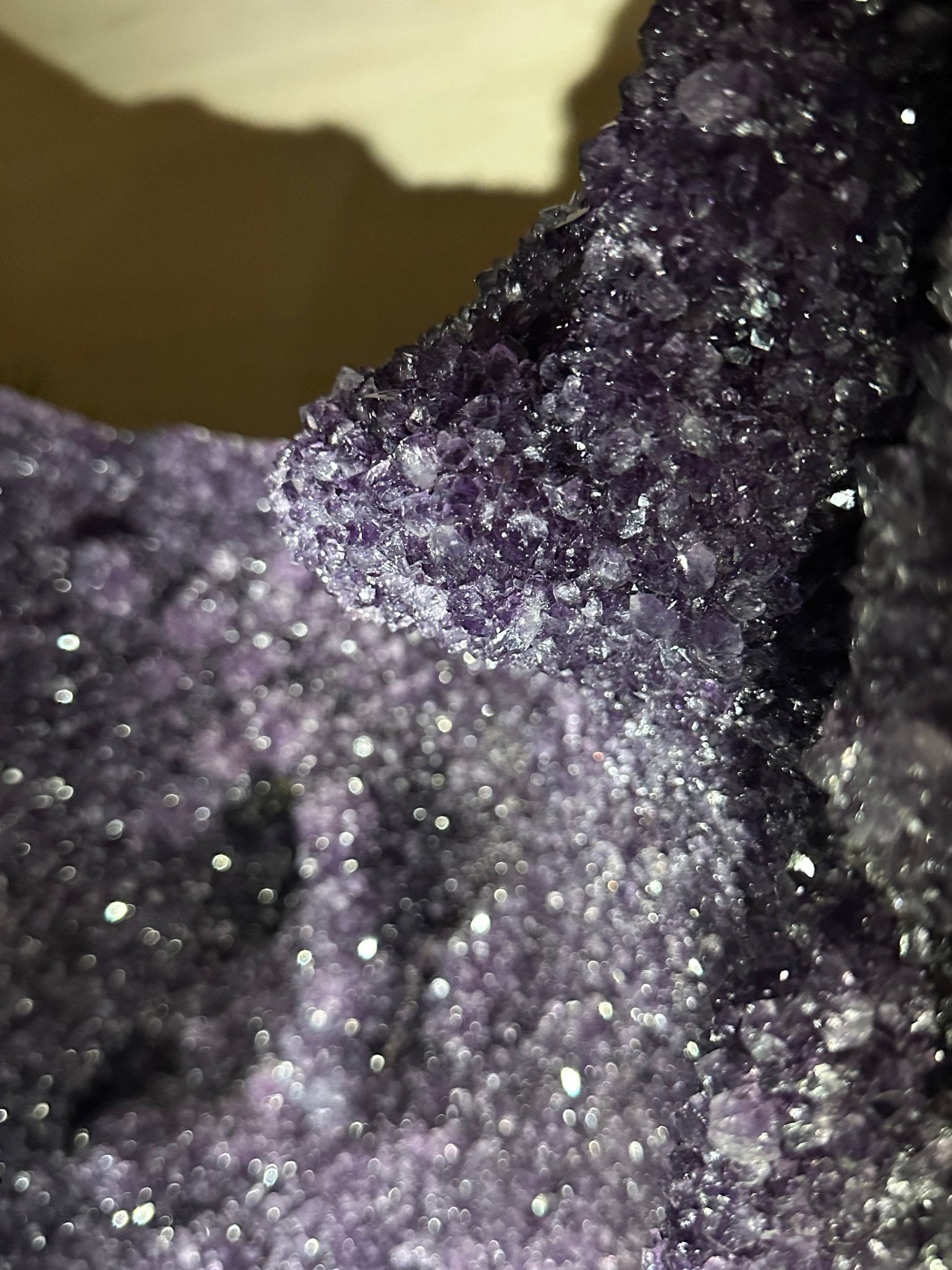 Super Quality Uruguayan Amethyst Cluster on Rotating Stand, 227.1 lbs & 53.1" Tall #5492 - 0035 - Brazil GemsBrazil GemsSuper Quality Uruguayan Amethyst Cluster on Rotating Stand, 227.1 lbs & 53.1" Tall #5492 - 0035Clusters on Rotating Bases5492 - 0035