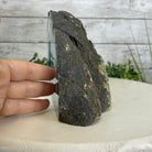 Teal Dyed Brazilian Agate Stone Bookends, 9.4 lbs & 5.3" tall Model #5151TL-021 by Brazil Gems - Brazil GemsBrazil GemsTeal Dyed Brazilian Agate Stone Bookends, 9.4 lbs & 5.3" tall Model #5151TL-021 by Brazil GemsBookends5151TL-021