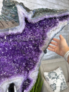 "The Bat" Amethyst Cluster, Metal Base, 163 lbs & 69" Tall #5491-0145 - Brazil GemsBrazil Gems"The Bat" Amethyst Cluster, Metal Base, 163 lbs & 69" Tall #5491-0145Clusters on Fixed Bases5491-0145