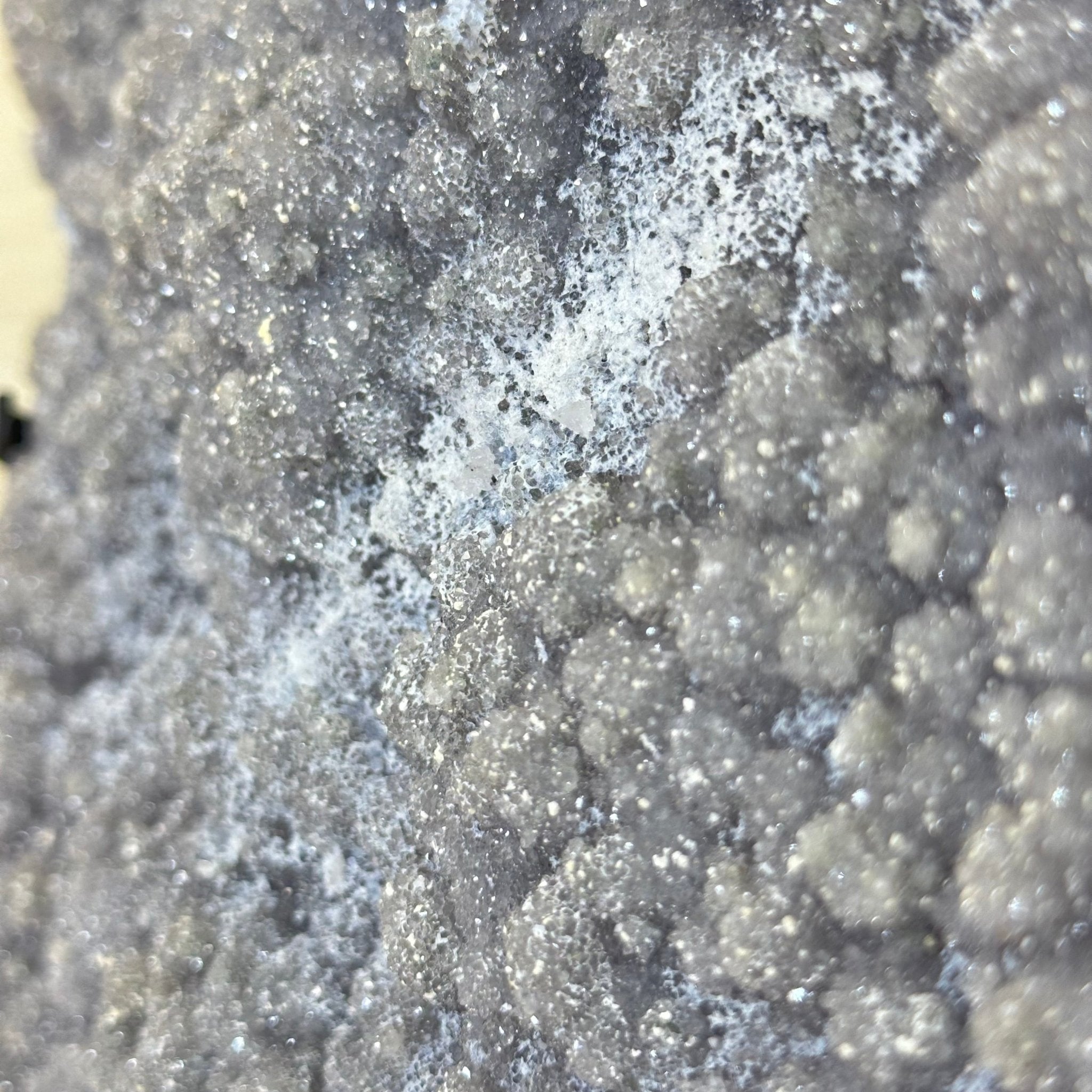 White Amethyst Cluster on a Metal Base, 45.3 lbs & 21.5" Tall, #5491 - 0246 - Brazil GemsBrazil GemsWhite Amethyst Cluster on a Metal Base, 45.3 lbs & 21.5" Tall, #5491 - 0246Clusters on Fixed Bases5491 - 0246