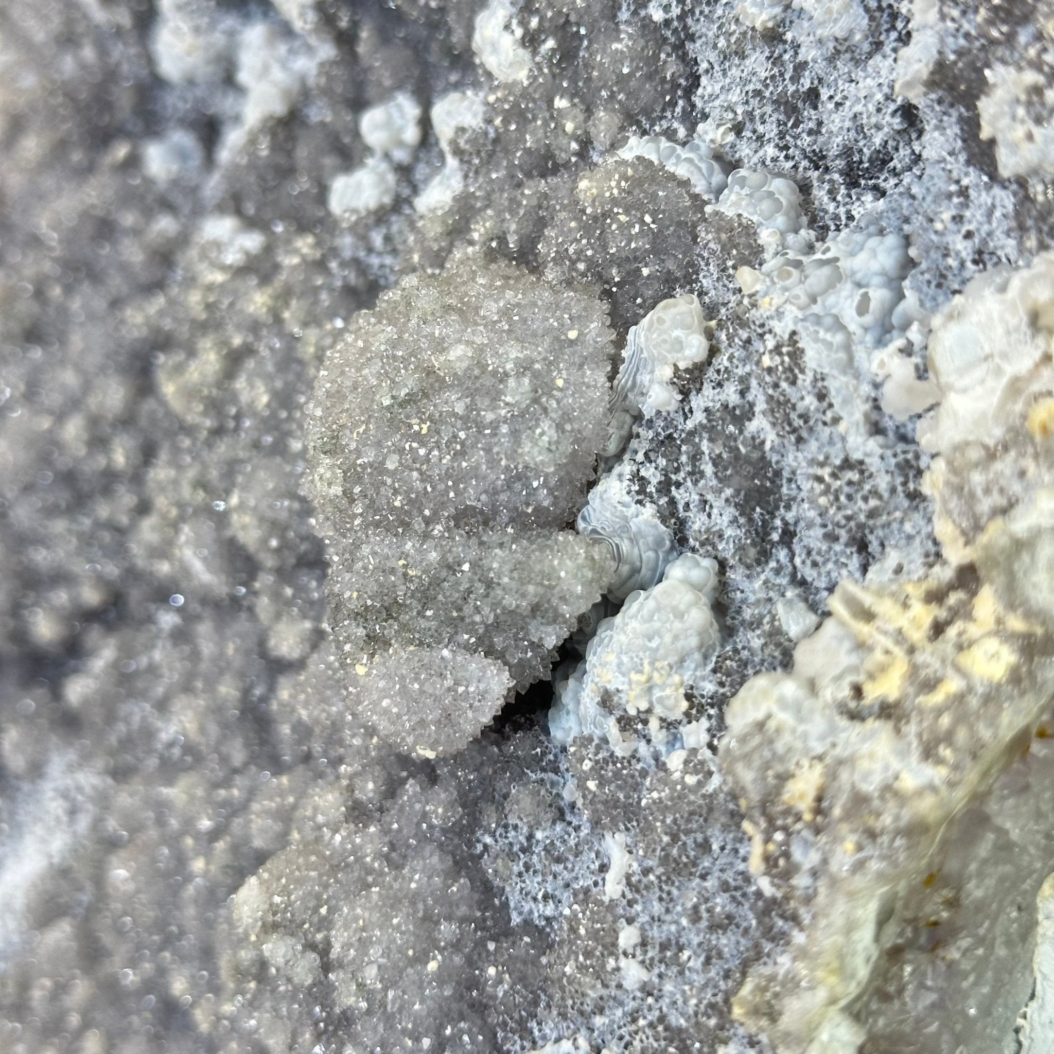 White Amethyst Cluster on a Metal Base, 45.3 lbs & 21.5" Tall, #5491 - 0246 - Brazil GemsBrazil GemsWhite Amethyst Cluster on a Metal Base, 45.3 lbs & 21.5" Tall, #5491 - 0246Clusters on Fixed Bases5491 - 0246