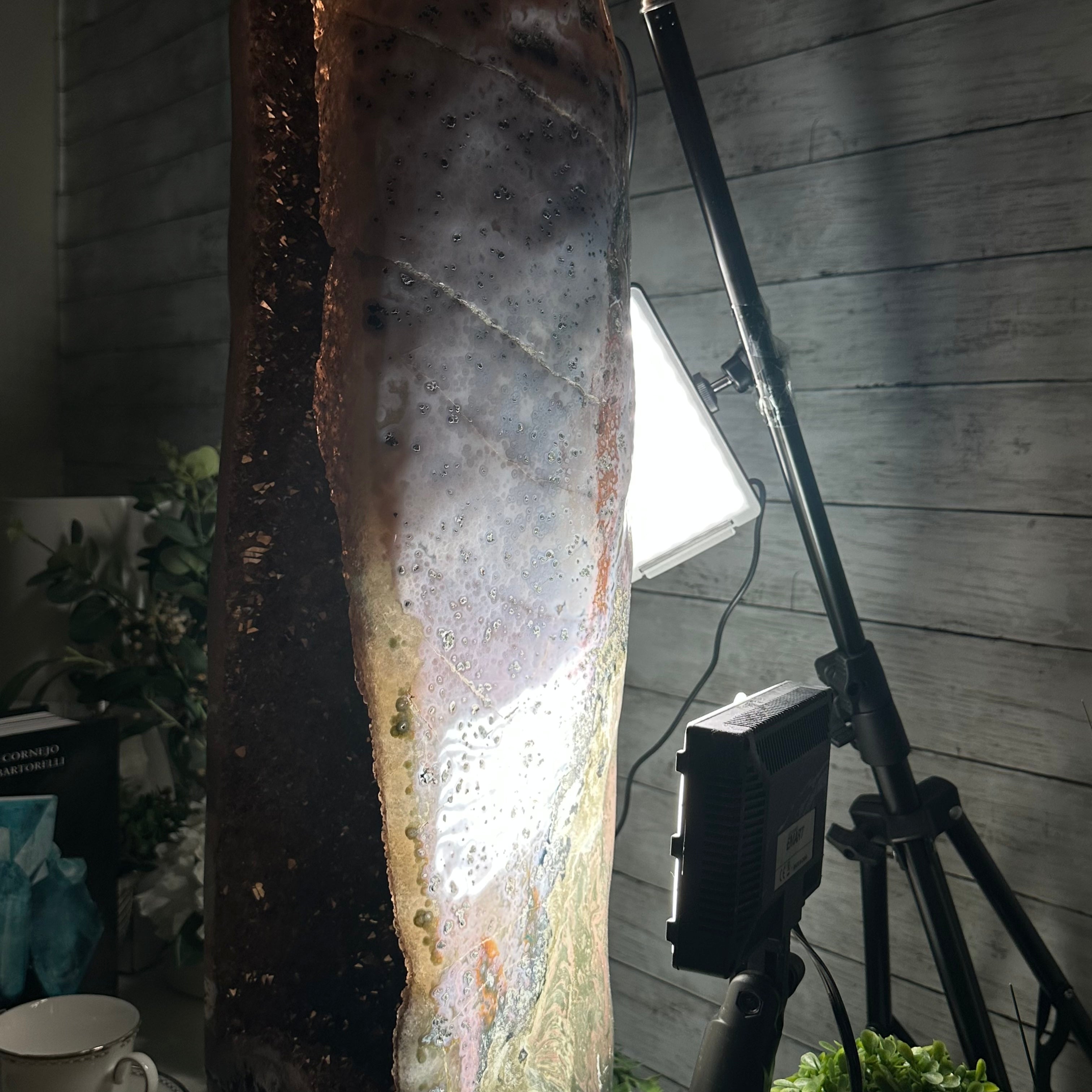 Extra Quality Polished Brazilian Amethyst Cathedral, 51.7 lbs & 30.5" tall Model #5602-0158 by Brazil Gems - Brazil GemsBrazil GemsExtra Quality Polished Brazilian Amethyst Cathedral, 51.7 lbs & 30.5" tall Model #5602-0158 by Brazil GemsPolished Cathedrals5602-0158