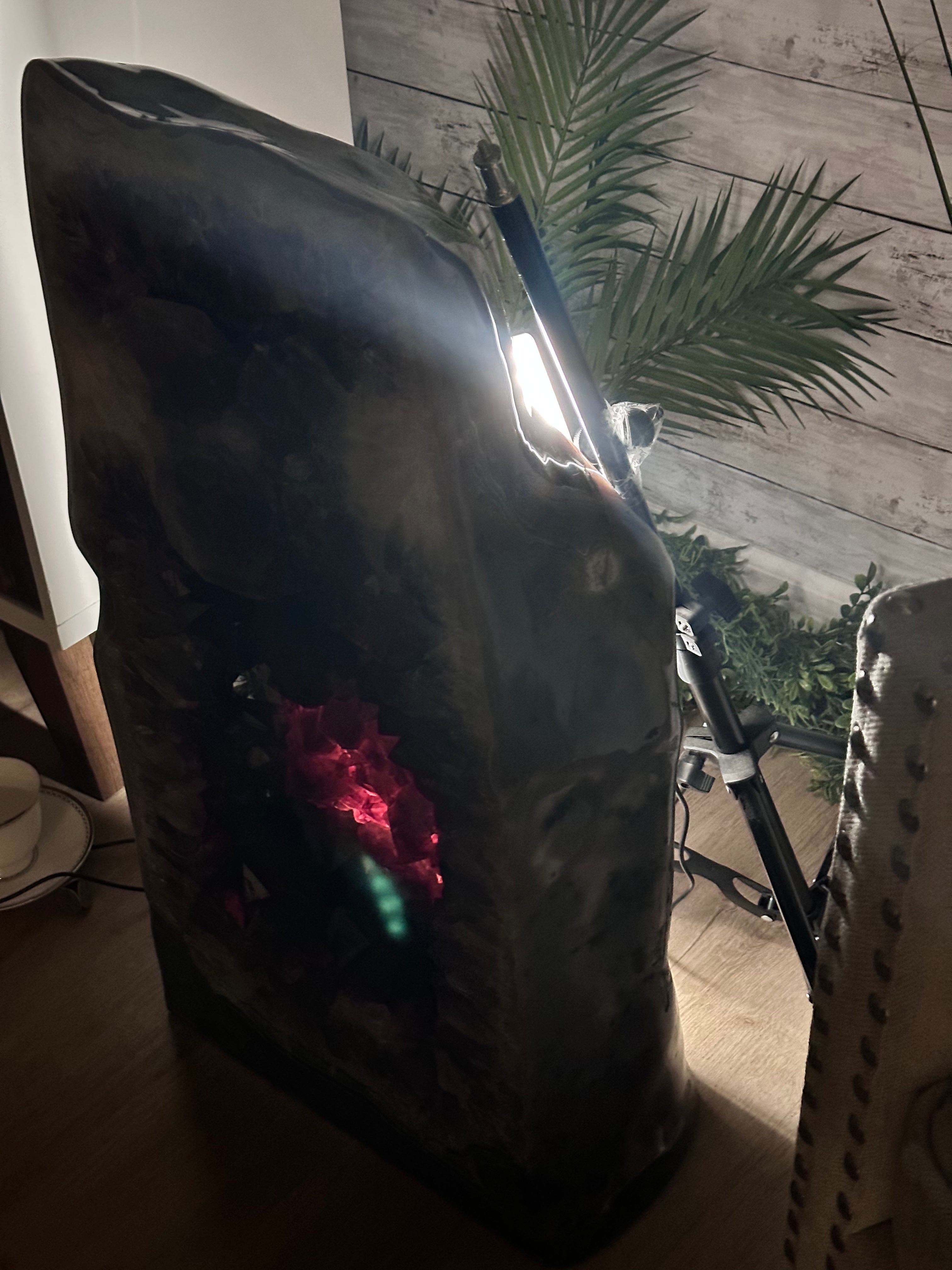 Super Quality Polished Brazilian Amethyst Cathedral, 184.3 lbs & 29.3" tall Model #5602-0082 by Brazil Gems - Brazil GemsBrazil GemsSuper Quality Polished Brazilian Amethyst Cathedral, 184.3 lbs & 29.3" tall Model #5602-0082 by Brazil GemsPolished Cathedrals5602-0082