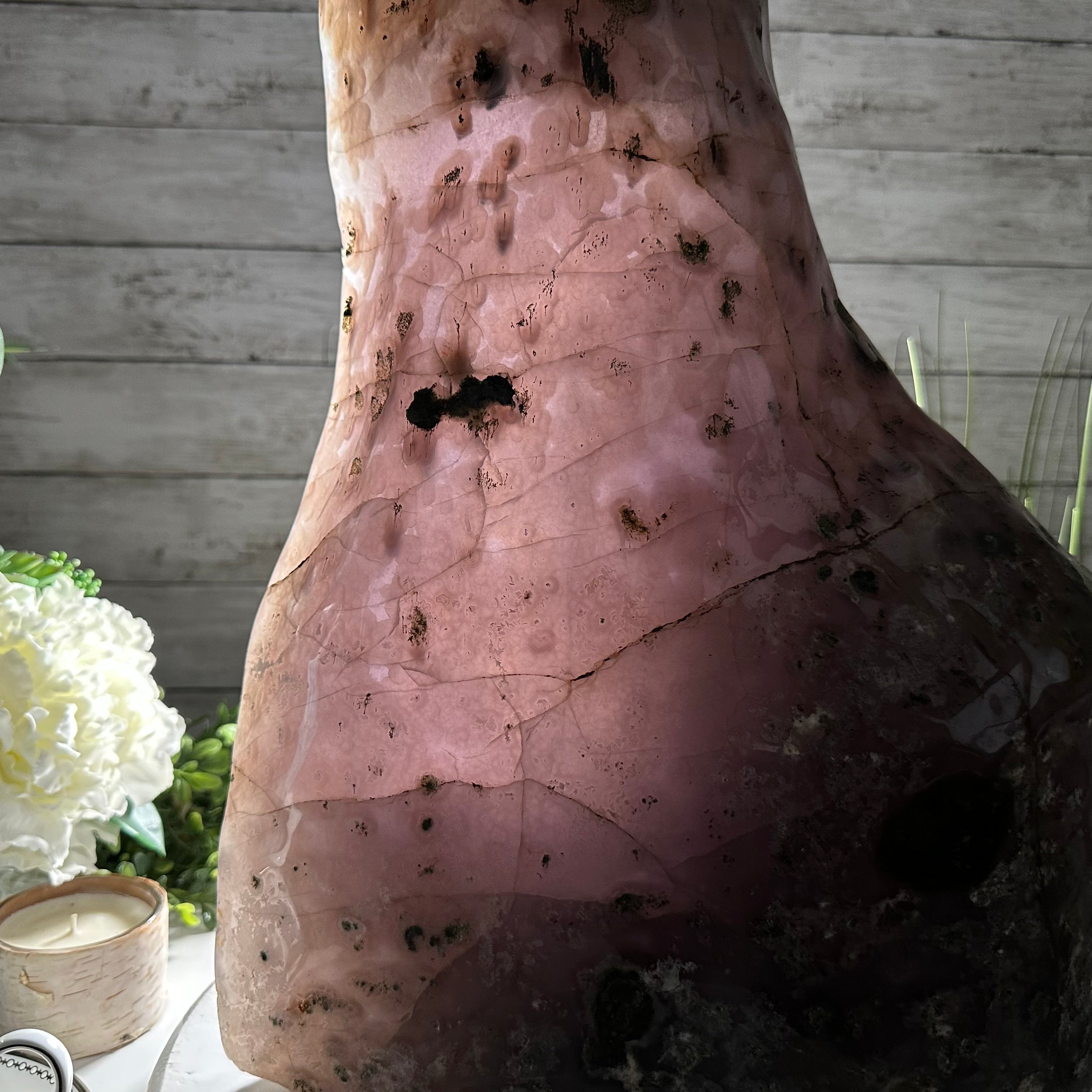 Standard Plus Quality Polished Brazilian Amethyst Cathedral, 67.5 lbs & 19.4" tall Model #5602-0163 by Brazil Gems - Brazil GemsBrazil GemsStandard Plus Quality Polished Brazilian Amethyst Cathedral, 67.5 lbs & 19.4" tall Model #5602-0163 by Brazil GemsPolished Cathedrals5602-0163