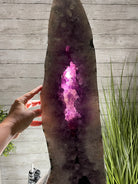 Large Extra Plus Quality Polished Brazilian Amethyst Cathedral, 157 lbs & 50.6” Tall Model #5602-0146 by Brazil Gems - Brazil GemsBrazil GemsLarge Extra Plus Quality Polished Brazilian Amethyst Cathedral, 157 lbs & 50.6” Tall Model #5602-0146 by Brazil GemsPolished Cathedrals5602-0146