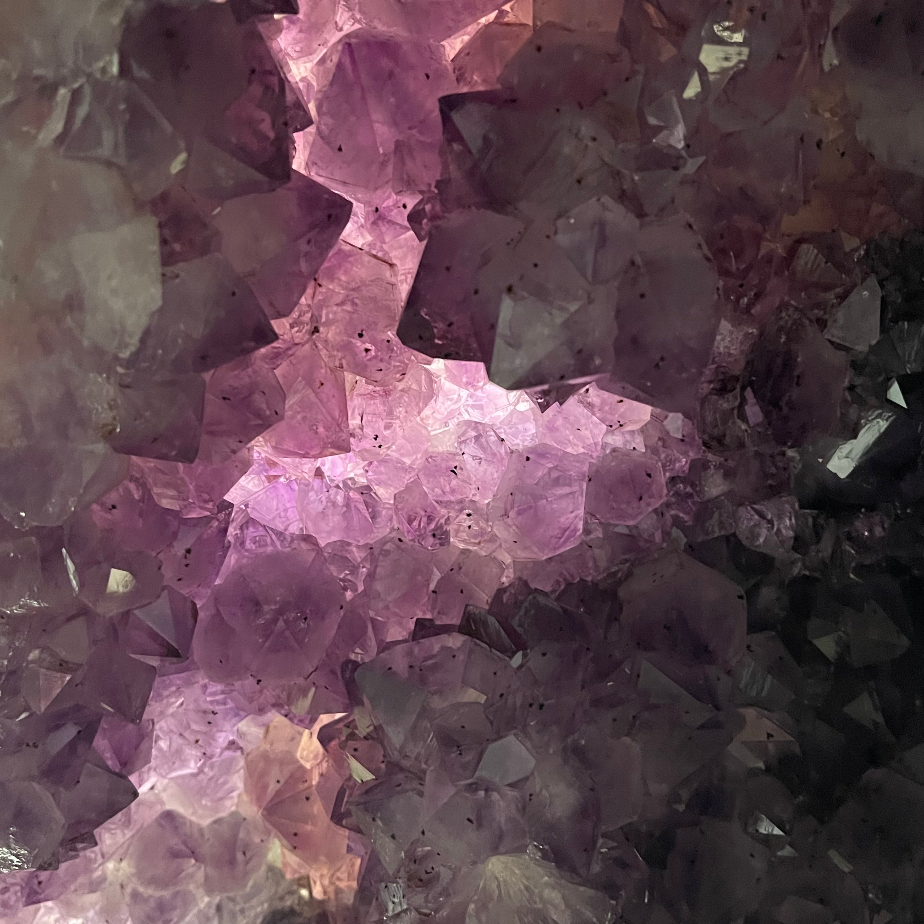 Large Extra Plus Quality Polished Brazilian Amethyst Cathedral, 157 lbs & 50.6” Tall Model #5602-0146 by Brazil Gems - Brazil GemsBrazil GemsLarge Extra Plus Quality Polished Brazilian Amethyst Cathedral, 157 lbs & 50.6” Tall Model #5602-0146 by Brazil GemsPolished Cathedrals5602-0146