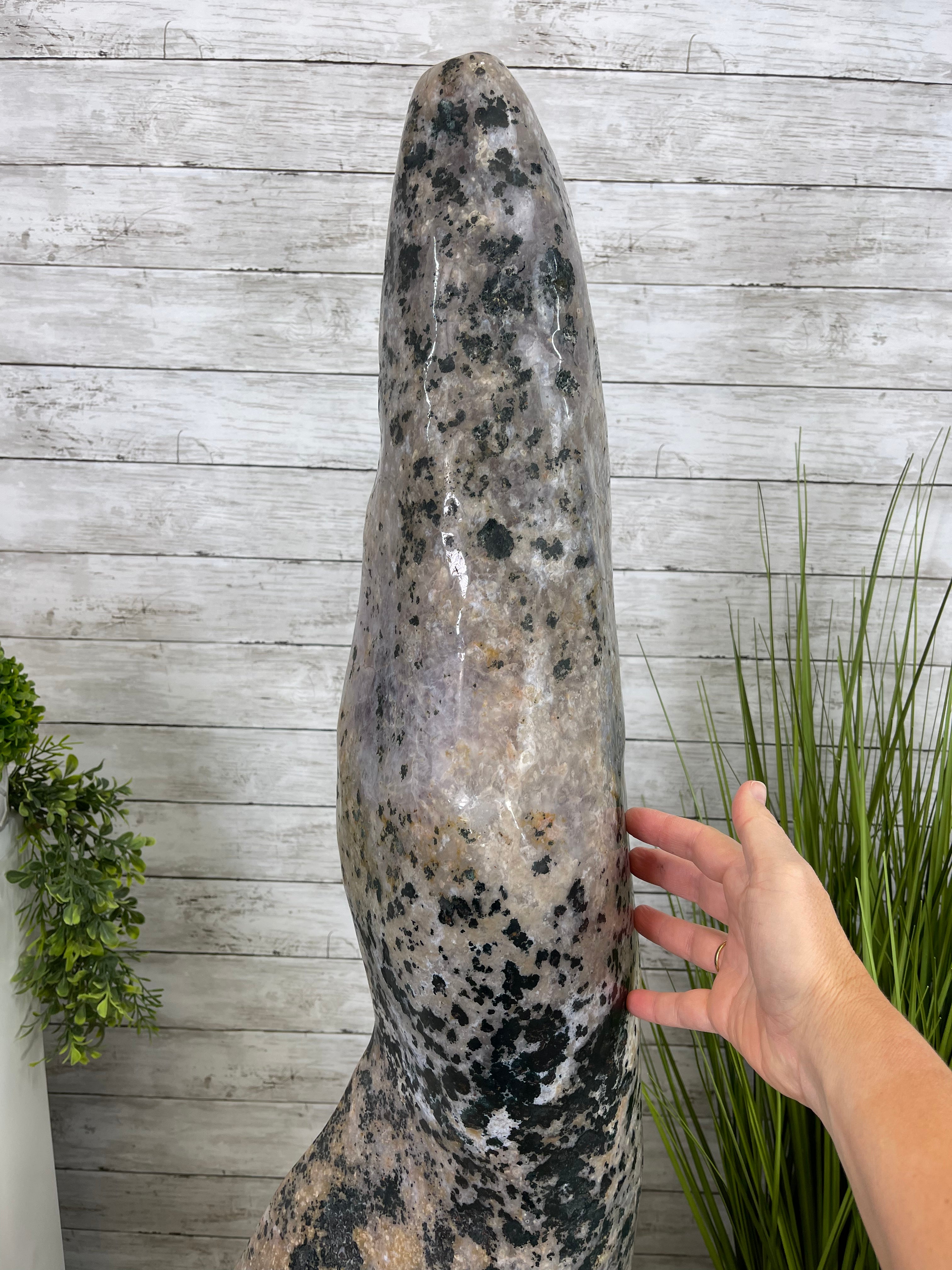 Large Extra Plus Quality Polished Brazilian Amethyst Cathedral, 155.3 lbs & 52” Tall Model #5602-0145 by Brazil Gems - Brazil GemsBrazil GemsLarge Extra Plus Quality Polished Brazilian Amethyst Cathedral, 155.3 lbs & 52” Tall Model #5602-0145 by Brazil GemsPolished Cathedrals5602-0145