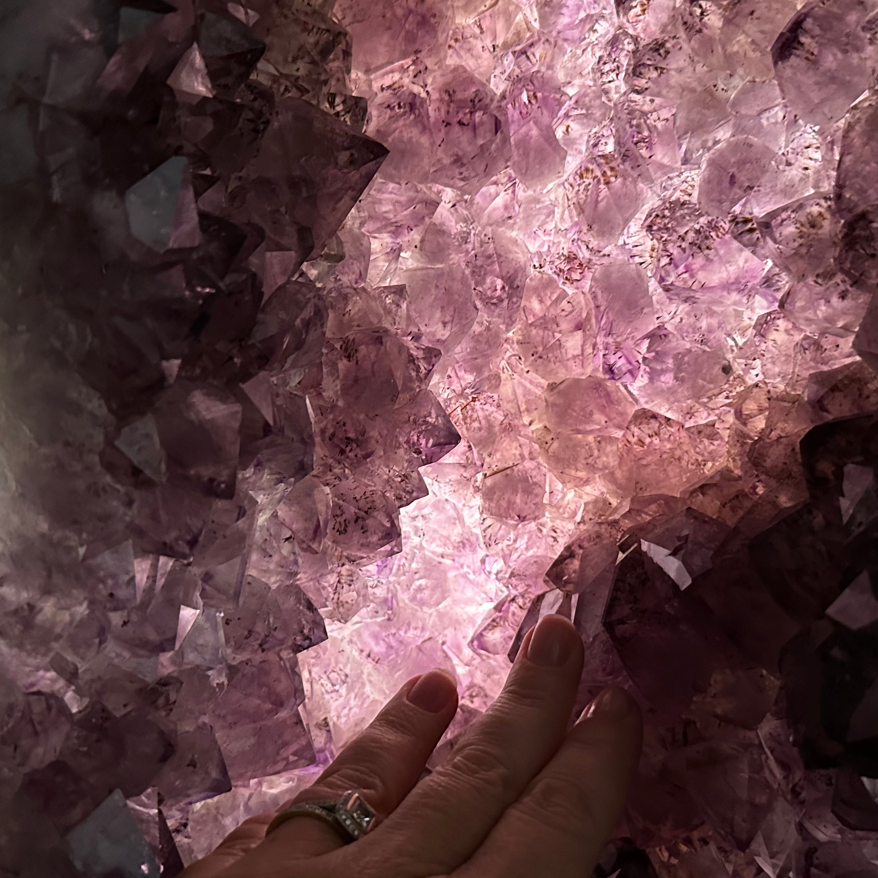 Extra Quality Polished Brazilian Amethyst Cathedral, 104.8 lbs & 24.5" tall Model #5602-0165 by Brazil Gems - Brazil GemsBrazil GemsExtra Quality Polished Brazilian Amethyst Cathedral, 104.8 lbs & 24.5" tall Model #5602-0165 by Brazil GemsPolished Cathedrals5602-0165