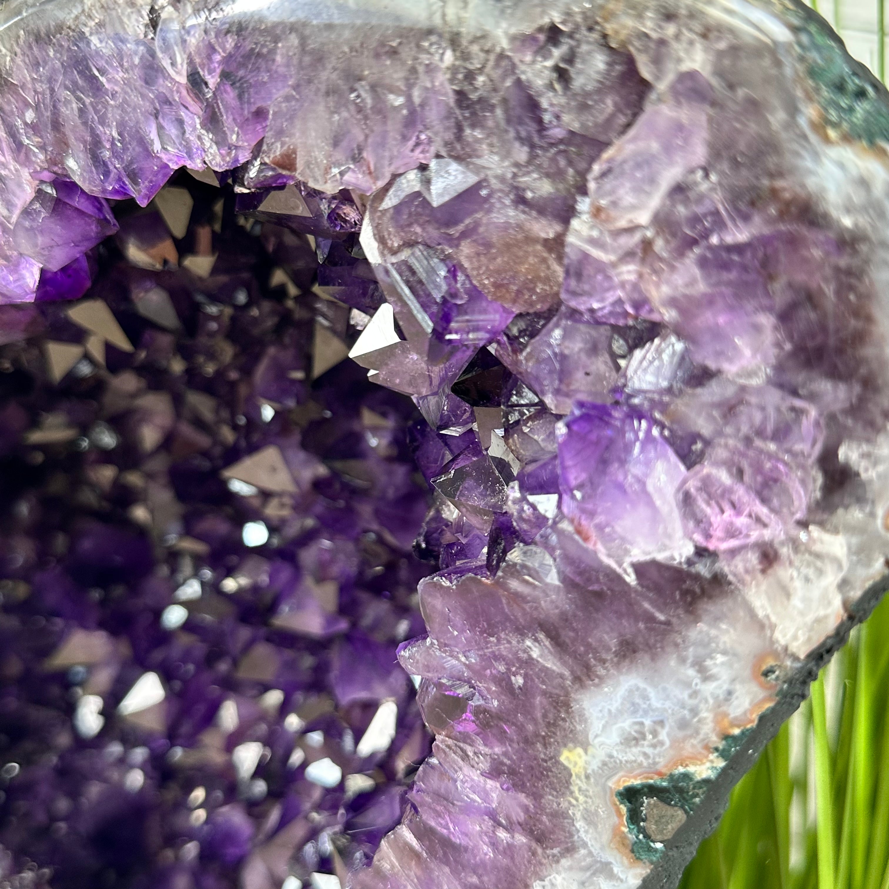 Extra Plus Quality Amethyst Wings on a Metal Stand, 174.2 lbs, 34.75" Tall #5493-0036 - Brazil GemsBrazil GemsExtra Plus Quality Amethyst Wings on a Metal Stand, 174.2 lbs, 34.75" Tall #5493-0036Amethyst Butterfly Wings5493-0036