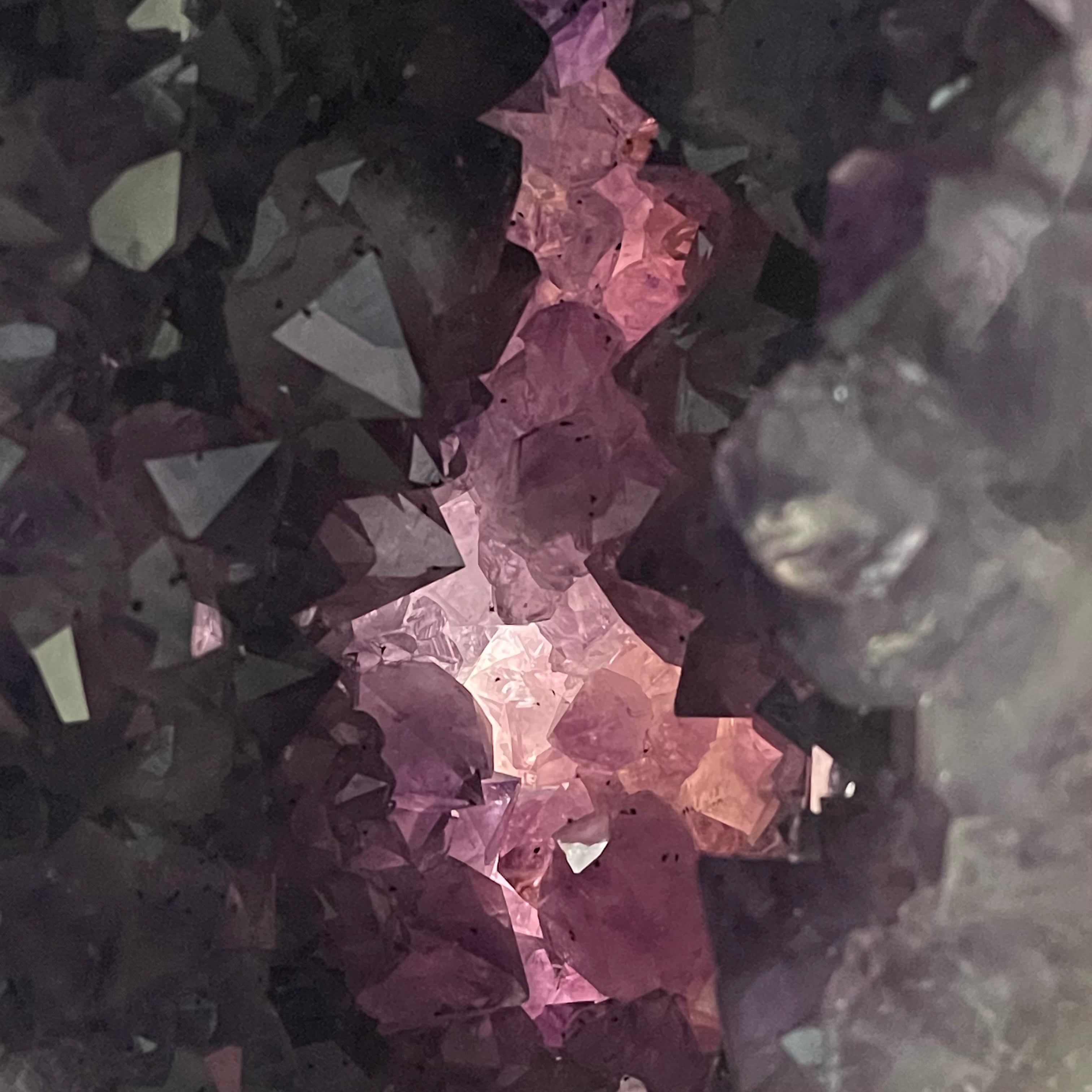 Large Extra Plus Quality Polished Brazilian Amethyst Cathedral, 157 lbs & 50.6” Tall Model #5602-0146 by Brazil Gems - Brazil GemsBrazil GemsLarge Extra Plus Quality Polished Brazilian Amethyst Cathedral, 157 lbs & 50.6” Tall Model #5602-0146 by Brazil GemsPolished Cathedrals5602-0146
