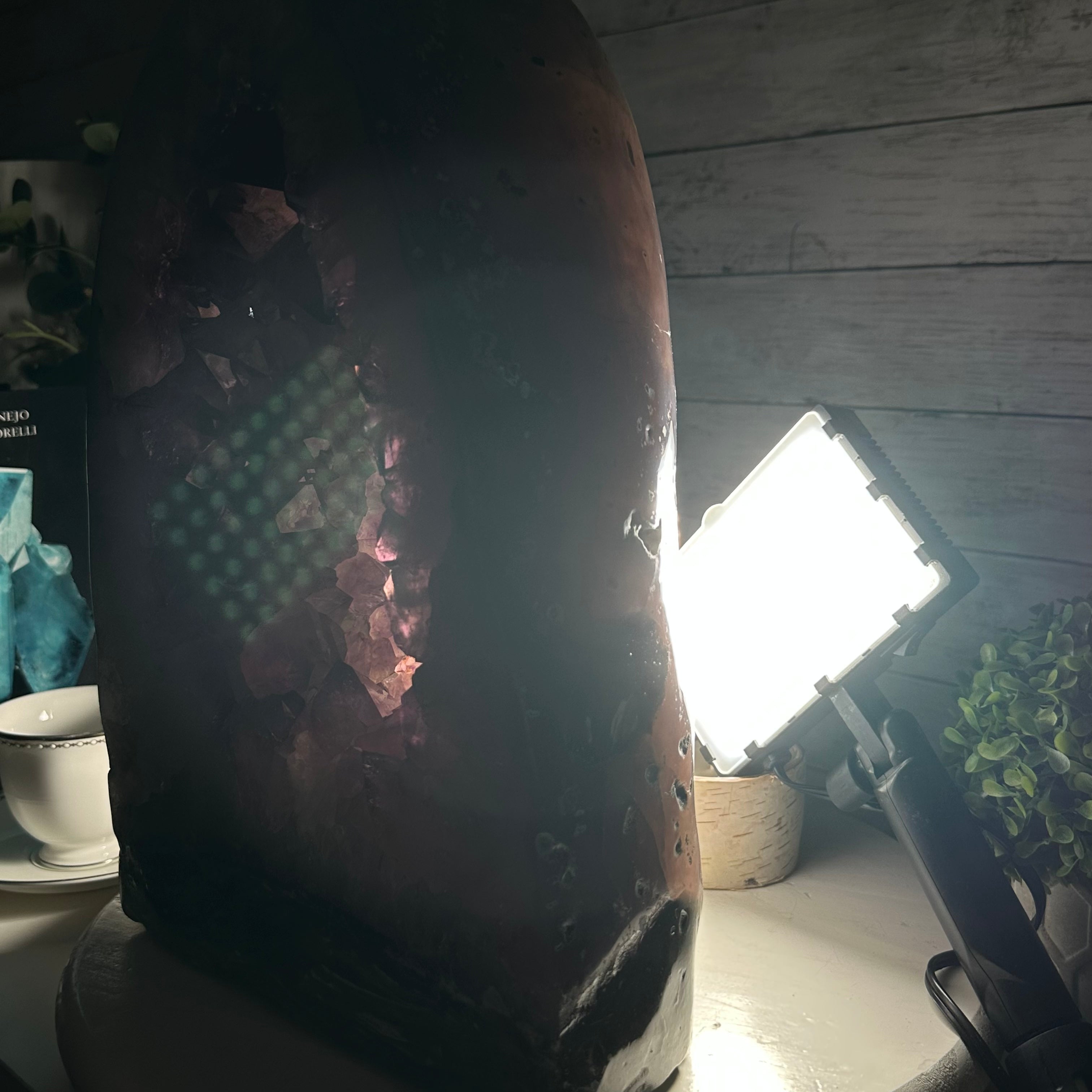 Extra Quality Polished Brazilian Amethyst Cathedral, 40 lbs & 15.5" tall Model #5602-0157 by Brazil Gems - Brazil GemsBrazil GemsExtra Quality Polished Brazilian Amethyst Cathedral, 40 lbs & 15.5" tall Model #5602-0157 by Brazil GemsPolished Cathedrals5602-0157