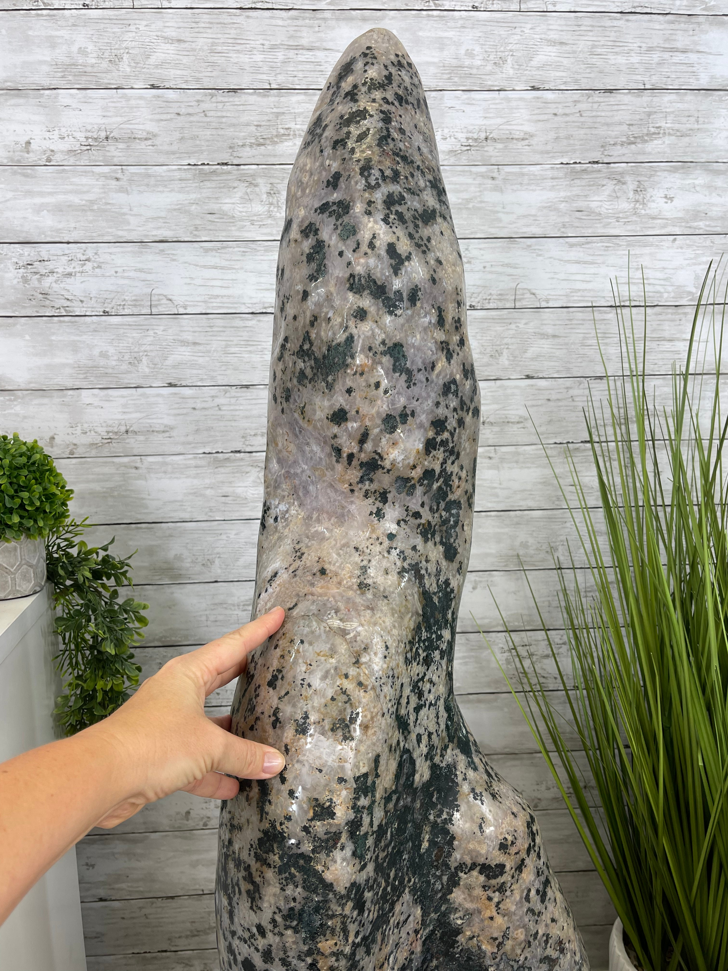 Large Extra Plus Quality Polished Brazilian Amethyst Cathedral, 157 lbs & 50.6” Tall Model #5602-0146 by Brazil Gems - Brazil GemsBrazil GemsLarge Extra Plus Quality Polished Brazilian Amethyst Cathedral, 157 lbs & 50.6” Tall Model #5602-0146 by Brazil GemsPolished Cathedrals5602-0146