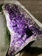 Extra Plus Quality Amethyst Wings on a Metal Stand, 174.2 lbs, 34.75" Tall #5493-0036 - Brazil GemsBrazil GemsExtra Plus Quality Amethyst Wings on a Metal Stand, 174.2 lbs, 34.75" Tall #5493-0036Amethyst Butterfly Wings5493-0036