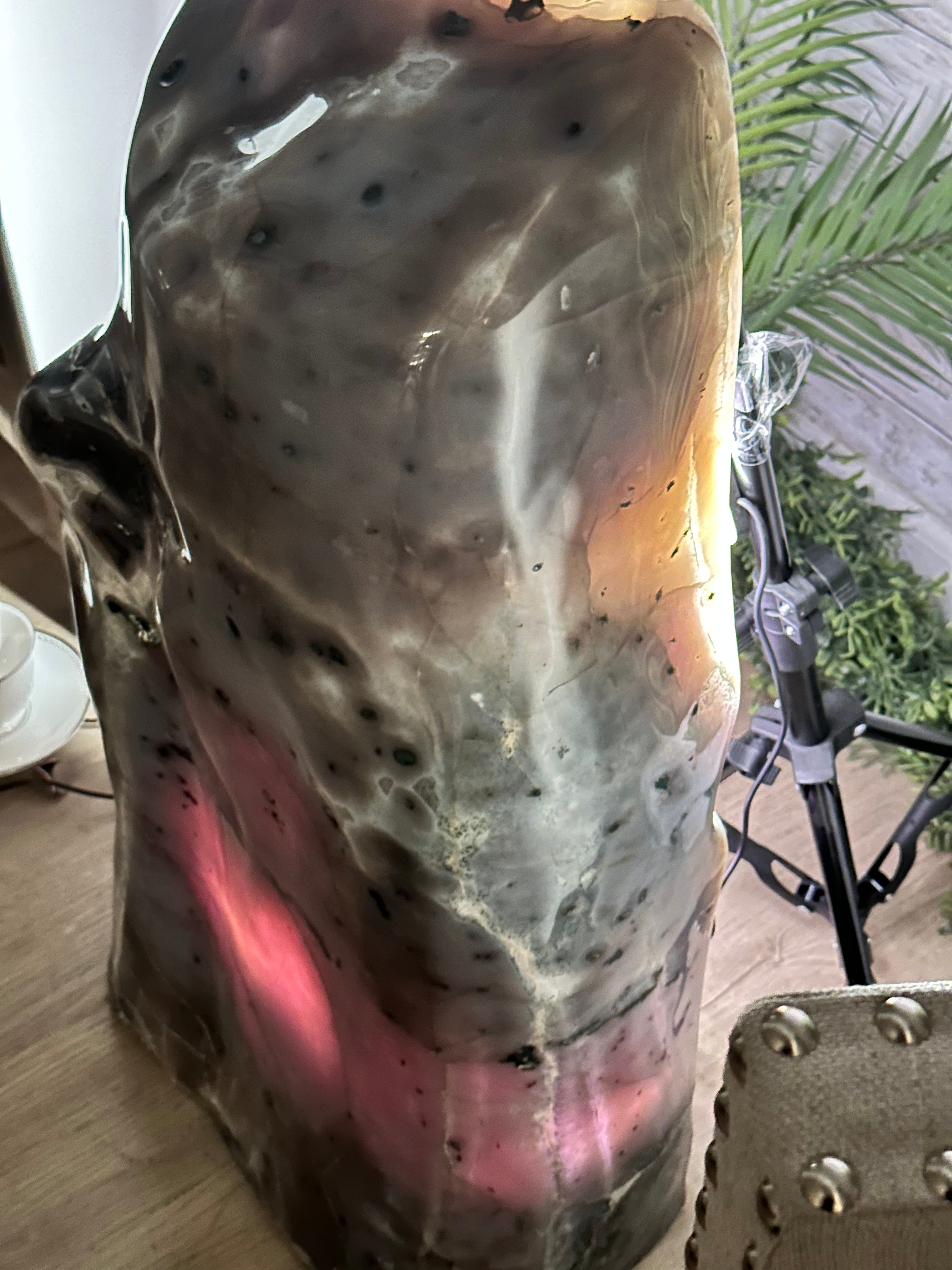 Super Quality Polished Brazilian Amethyst Cathedral, 184.3 lbs & 29.3" tall Model #5602-0082 by Brazil Gems - Brazil GemsBrazil GemsSuper Quality Polished Brazilian Amethyst Cathedral, 184.3 lbs & 29.3" tall Model #5602-0082 by Brazil GemsPolished Cathedrals5602-0082