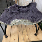 Large Special Amethyst Dining/Conference Table Super Quality, 814 lbs & 31.6" tall #1388-0001 by Brazil Gems - Brazil GemsBrazil GemsLarge Special Amethyst Dining/Conference Table Super Quality, 814 lbs & 31.6" tall #1388-0001 by Brazil GemsTables: Dining1388-0001