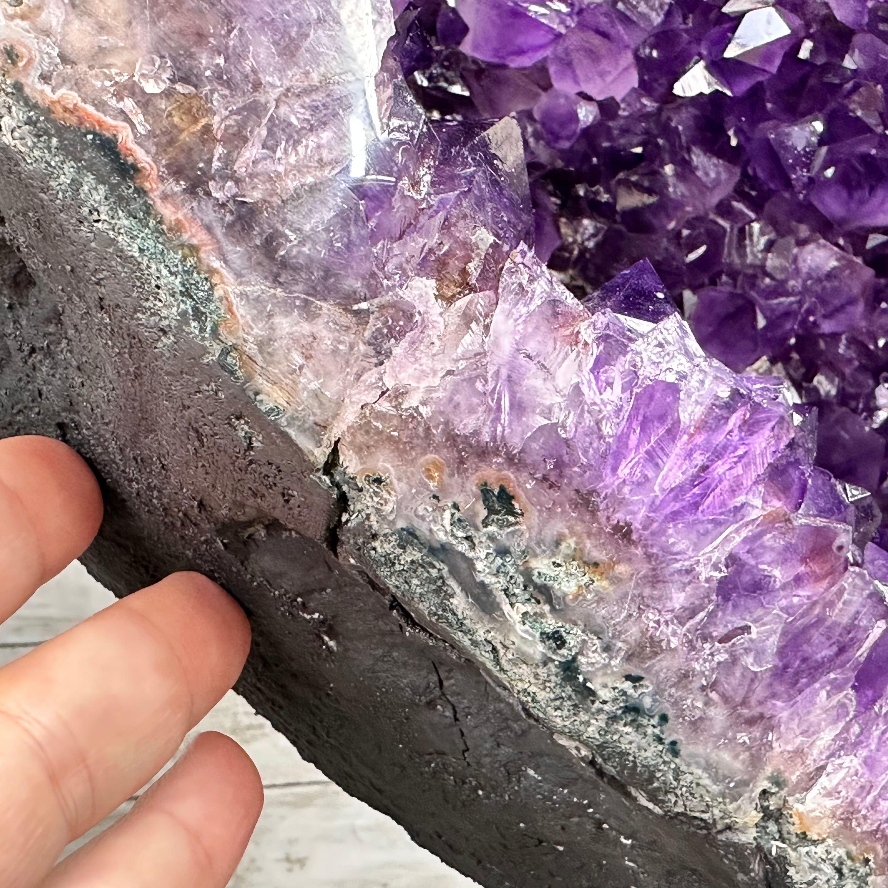 Extra Plus Quality Amethyst Wings on a Metal Stand, 174.2 lbs, 34.75" Tall #5493-0036 - Brazil GemsBrazil GemsExtra Plus Quality Amethyst Wings on a Metal Stand, 174.2 lbs, 34.75" Tall #5493-0036Amethyst Butterfly Wings5493-0036