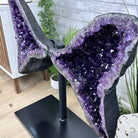 Extra Plus Quality Amethyst Wings on a Metal Stand, 174.2 lbs, 34.75" Tall #5493-0036 - Brazil GemsBrazil GemsExtra Plus Quality Amethyst Wings on a Metal Stand, 174.2 lbs, 34.75" Tall #5493-0036Amethyst Butterfly Wings5493-0036