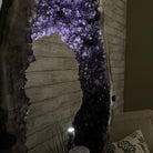 Extra Plus Quality Brazilian Amethyst Crystal Portal on a Tall Rotating Stand, 130.1 lbs & 70" tall Model #5604-0098 by Brazil Gems - Brazil GemsBrazil GemsExtra Plus Quality Brazilian Amethyst Crystal Portal on a Tall Rotating Stand, 130.1 lbs & 70" tall Model #5604-0098 by Brazil GemsPortals on Rotating Bases5604-0098