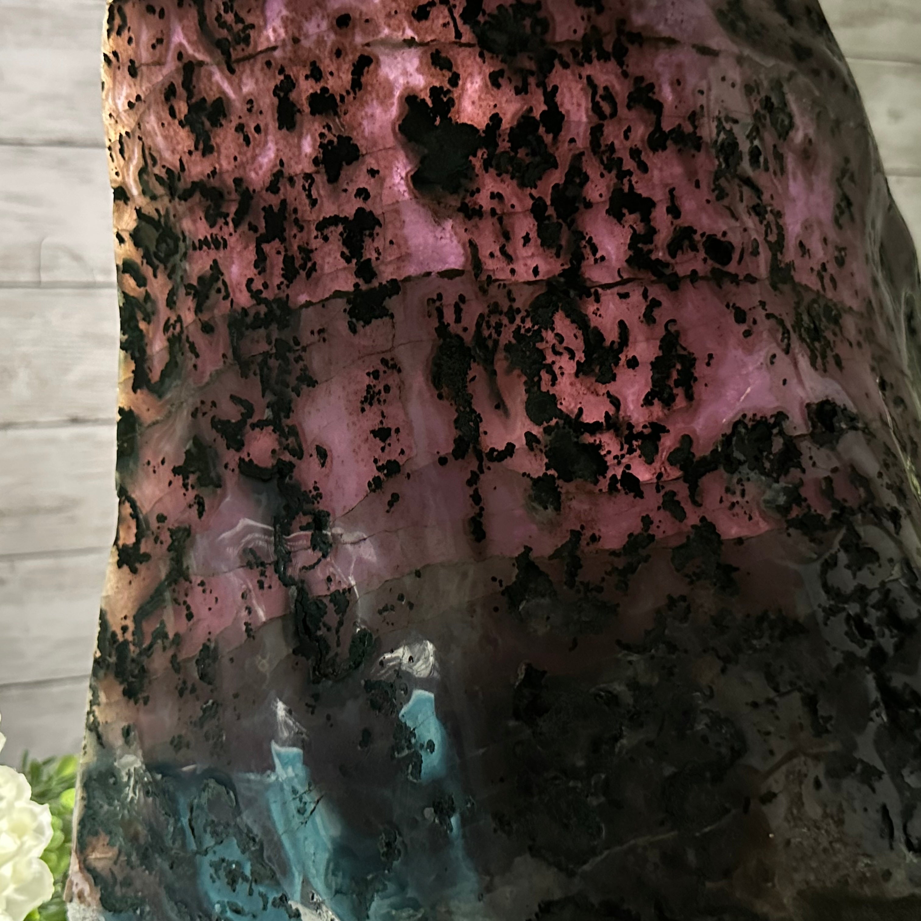 Extra Plus Quality Polished Brazilian Amethyst Cathedral, 114.2 lbs & 23" tall Model #5602-0166 by Brazil Gems - Brazil GemsBrazil GemsExtra Plus Quality Polished Brazilian Amethyst Cathedral, 114.2 lbs & 23" tall Model #5602-0166 by Brazil GemsPolished Cathedrals5602-0166