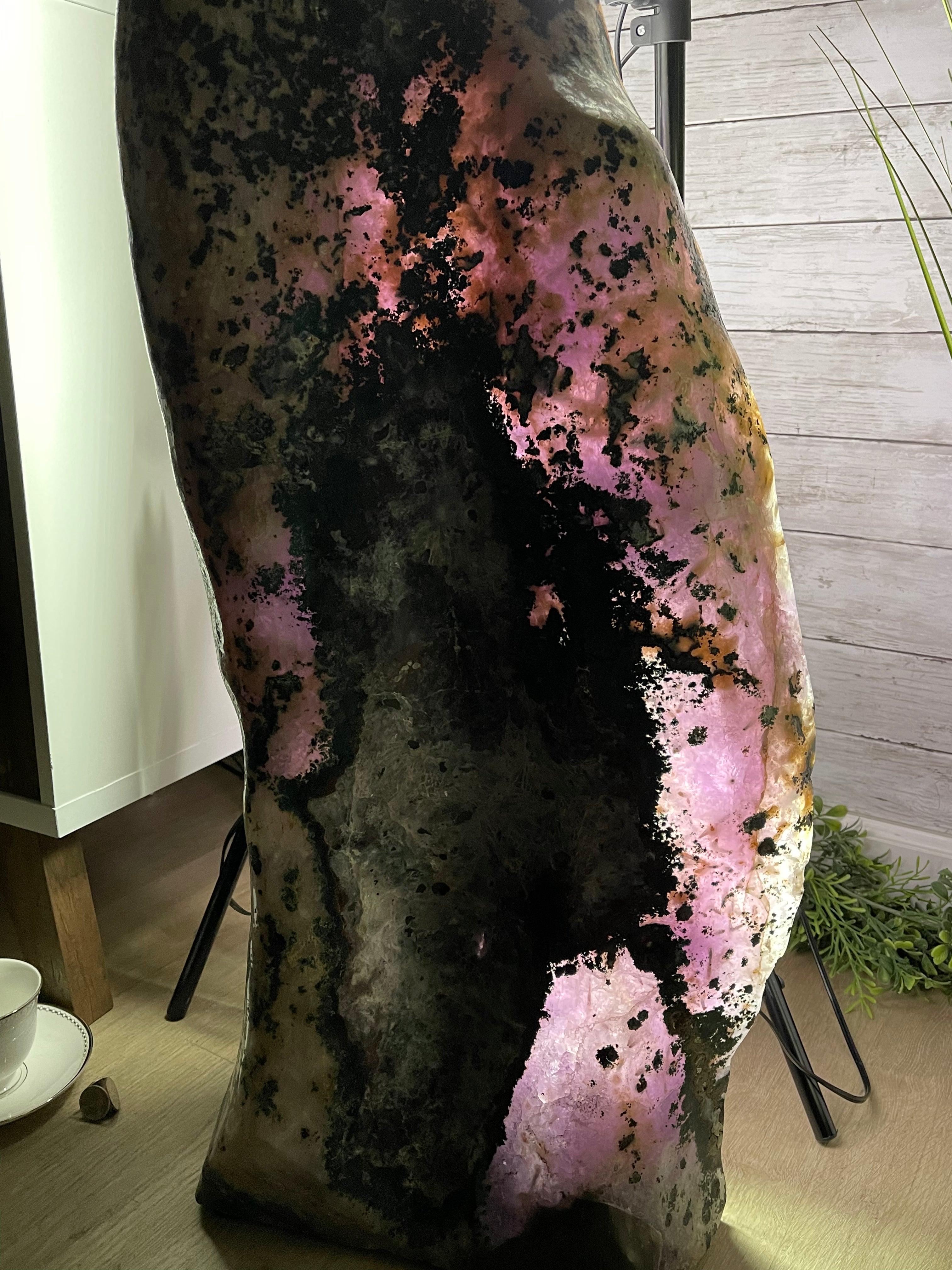 Large Extra Plus Quality Polished Brazilian Amethyst Cathedral, 157 lbs & 50.6” Tall Model #5602-0146 by Brazil Gems - Brazil GemsBrazil GemsLarge Extra Plus Quality Polished Brazilian Amethyst Cathedral, 157 lbs & 50.6” Tall Model #5602-0146 by Brazil GemsPolished Cathedrals5602-0146
