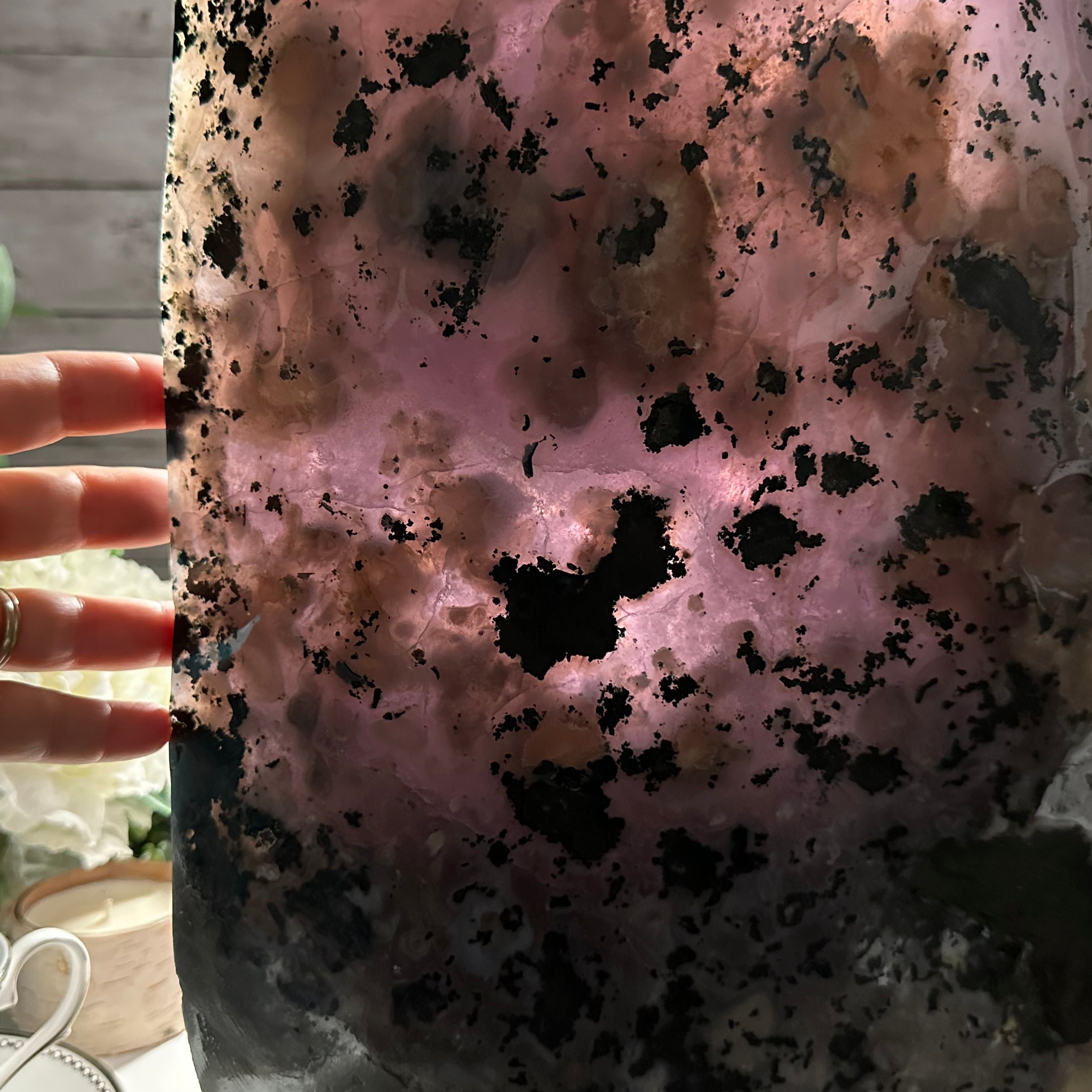 Extra Quality Polished Brazilian Amethyst Cathedral, 104.8 lbs & 24.5" tall Model #5602-0165 by Brazil Gems - Brazil GemsBrazil GemsExtra Quality Polished Brazilian Amethyst Cathedral, 104.8 lbs & 24.5" tall Model #5602-0165 by Brazil GemsPolished Cathedrals5602-0165