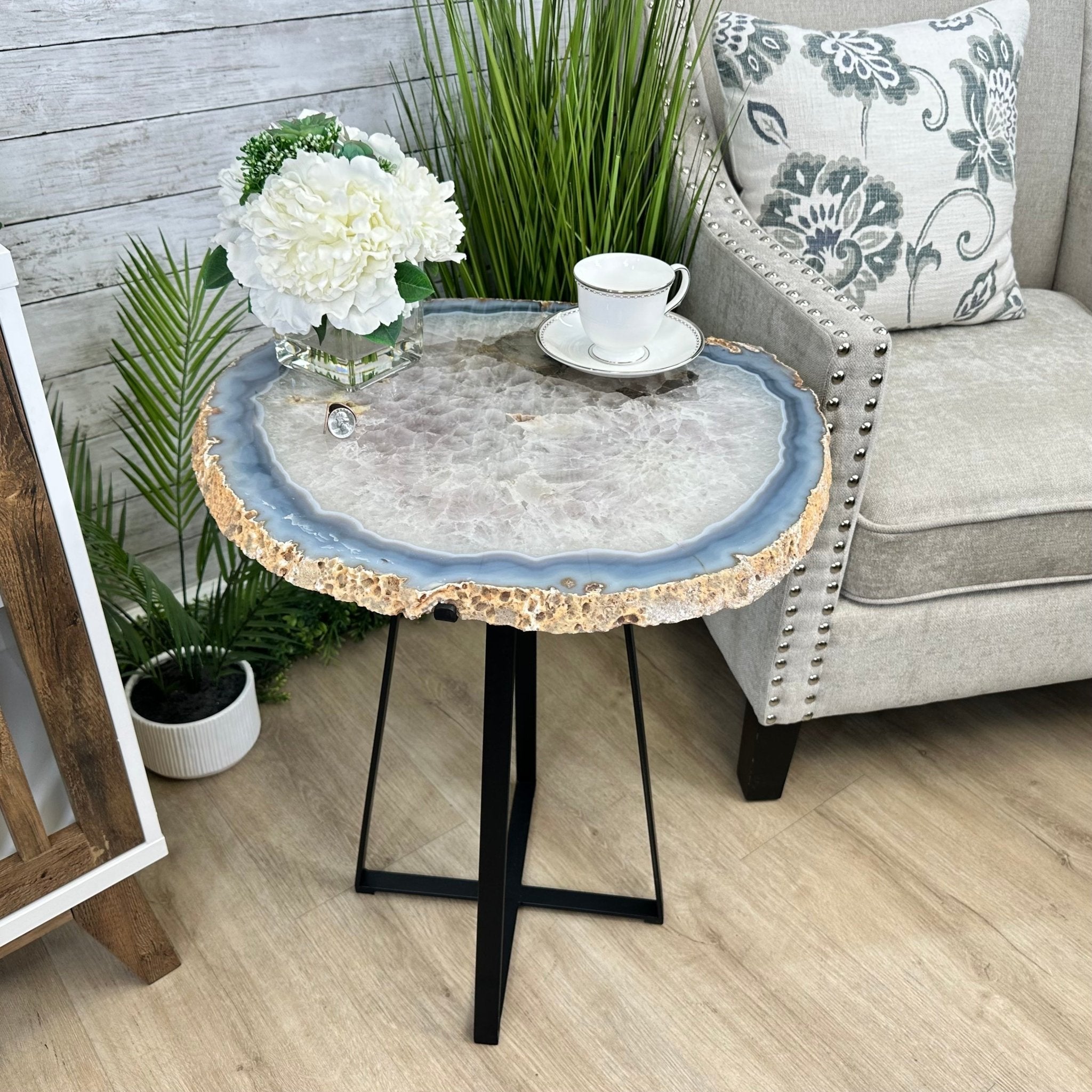 AGATE SIDE TABLES - Brazil Gems