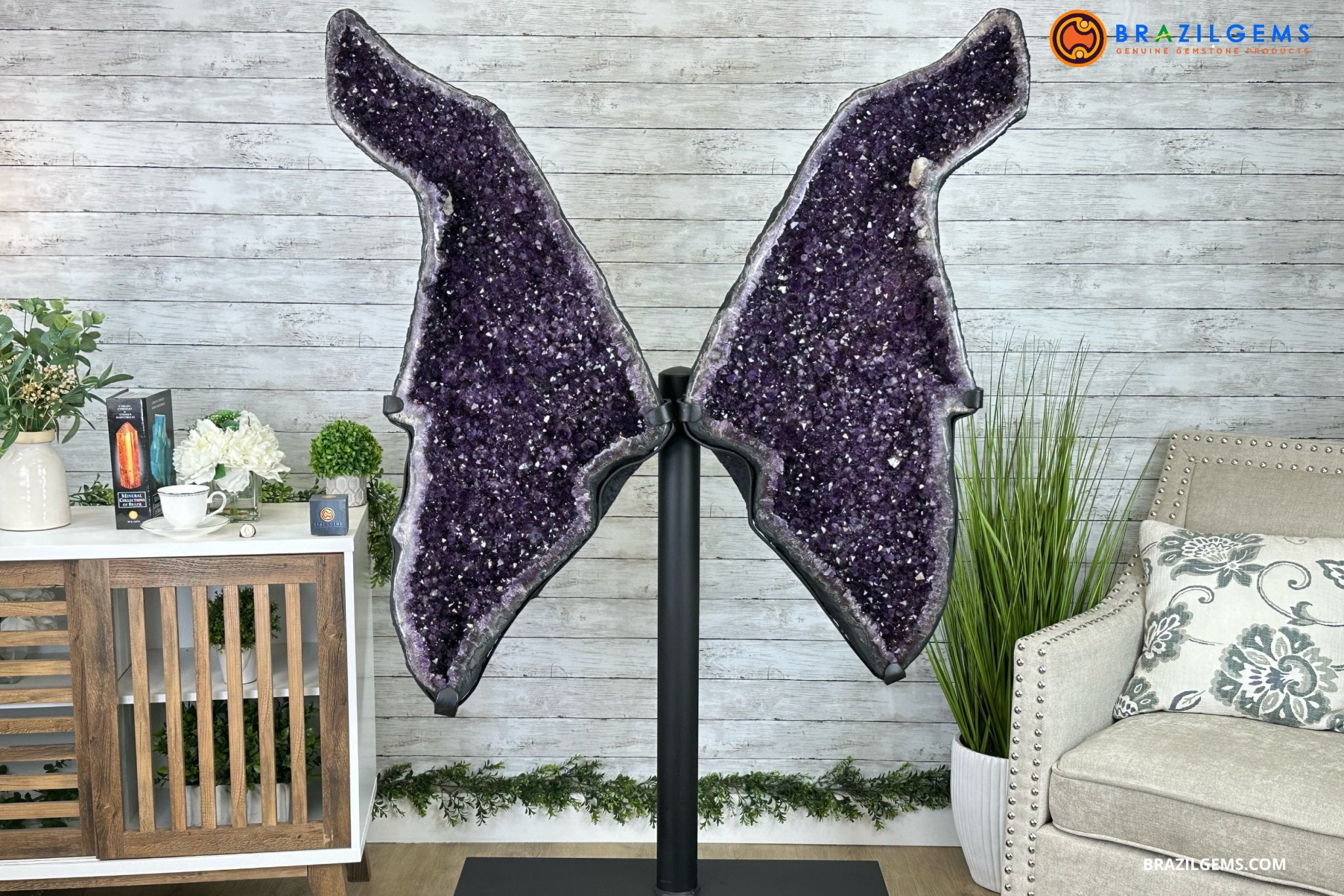AMETHYST BUTTERFLY WINGS - Brazil Gems
