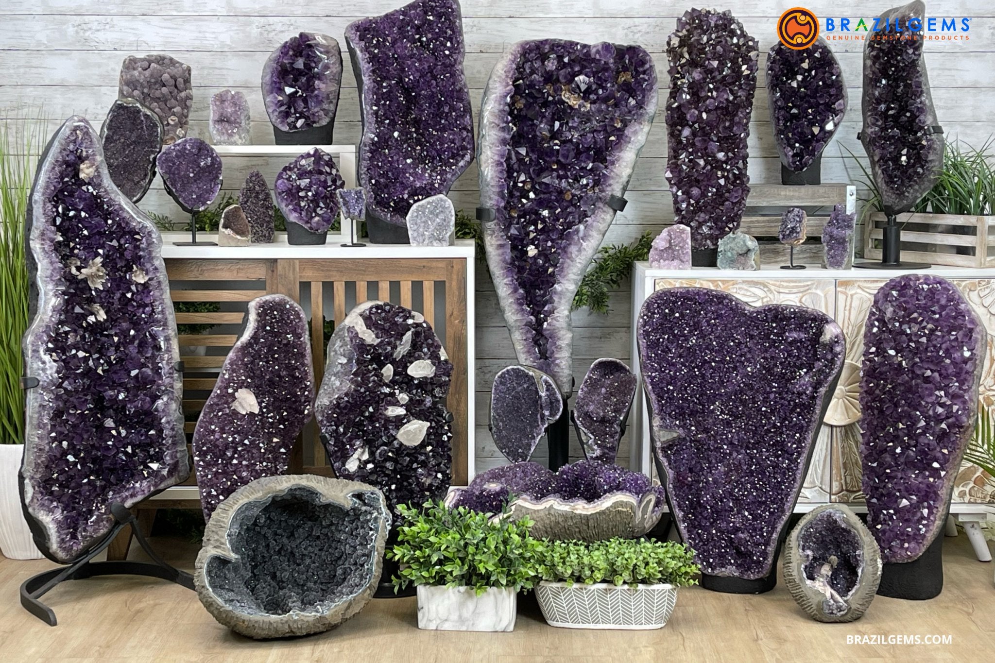 AMETHYST CLUSTERS - Brazil Gems