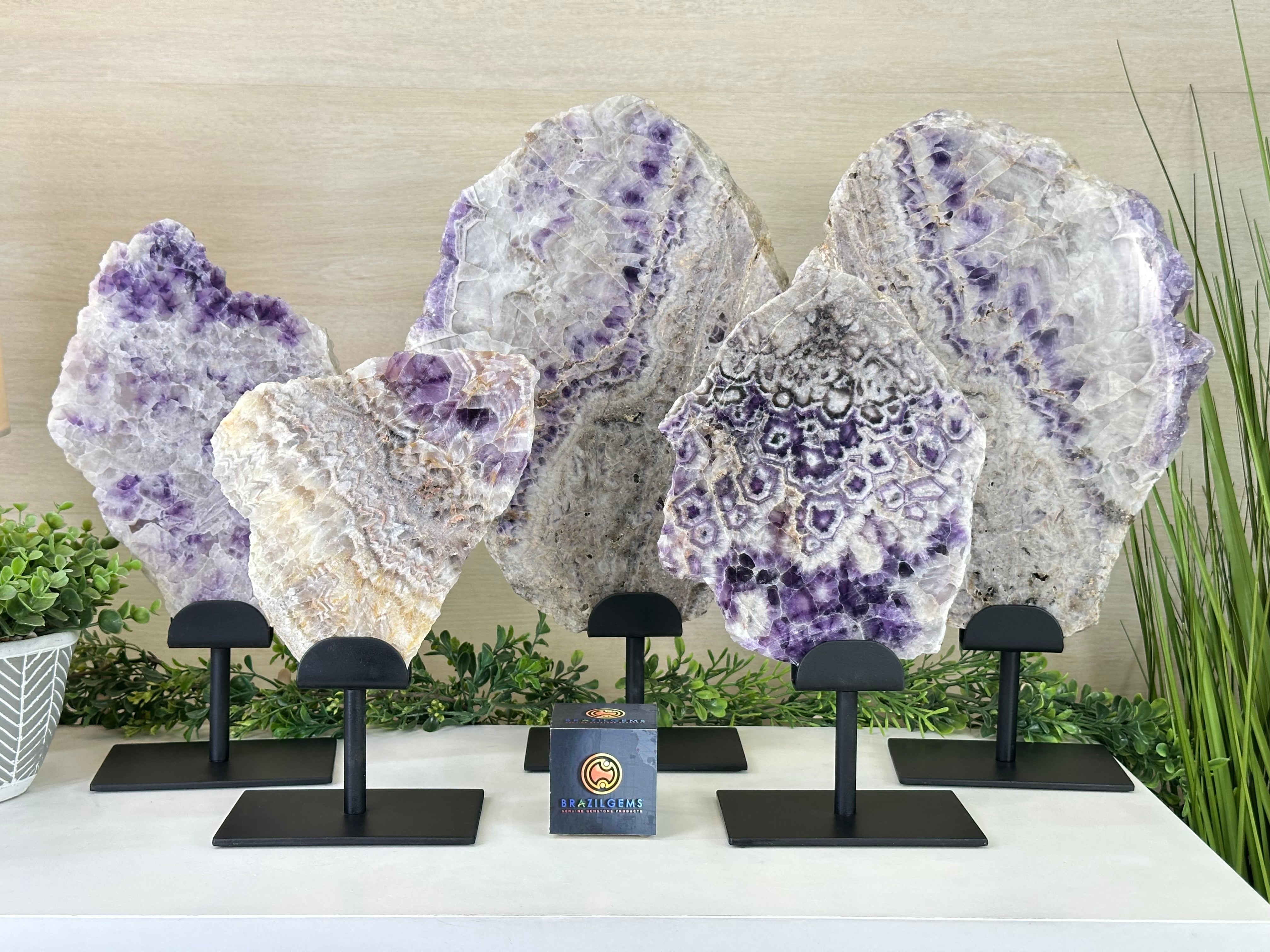 AMETHYST SLICES - Brazil Gems