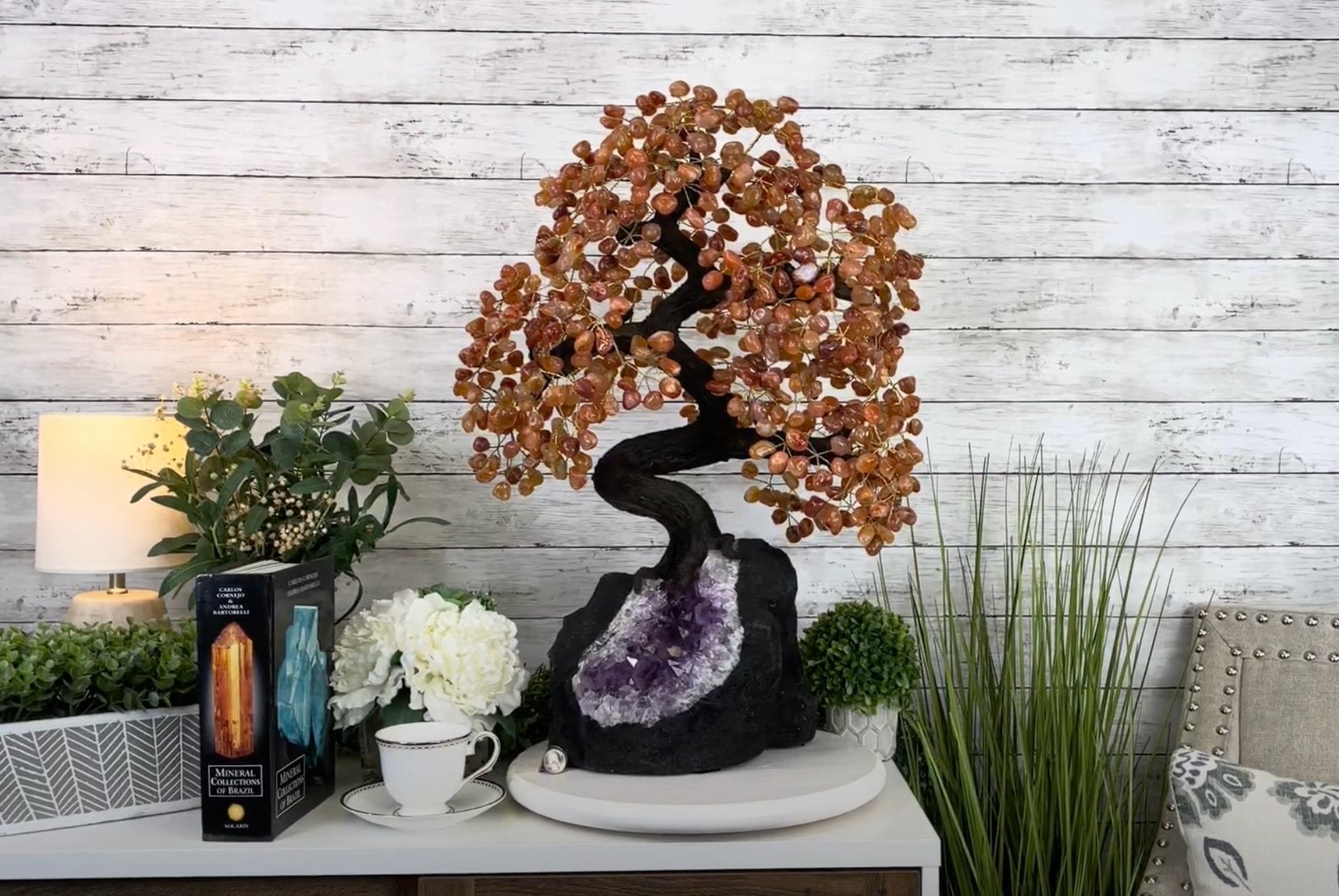 CARNELIAN GEMSTONE TREES - Brazil Gems