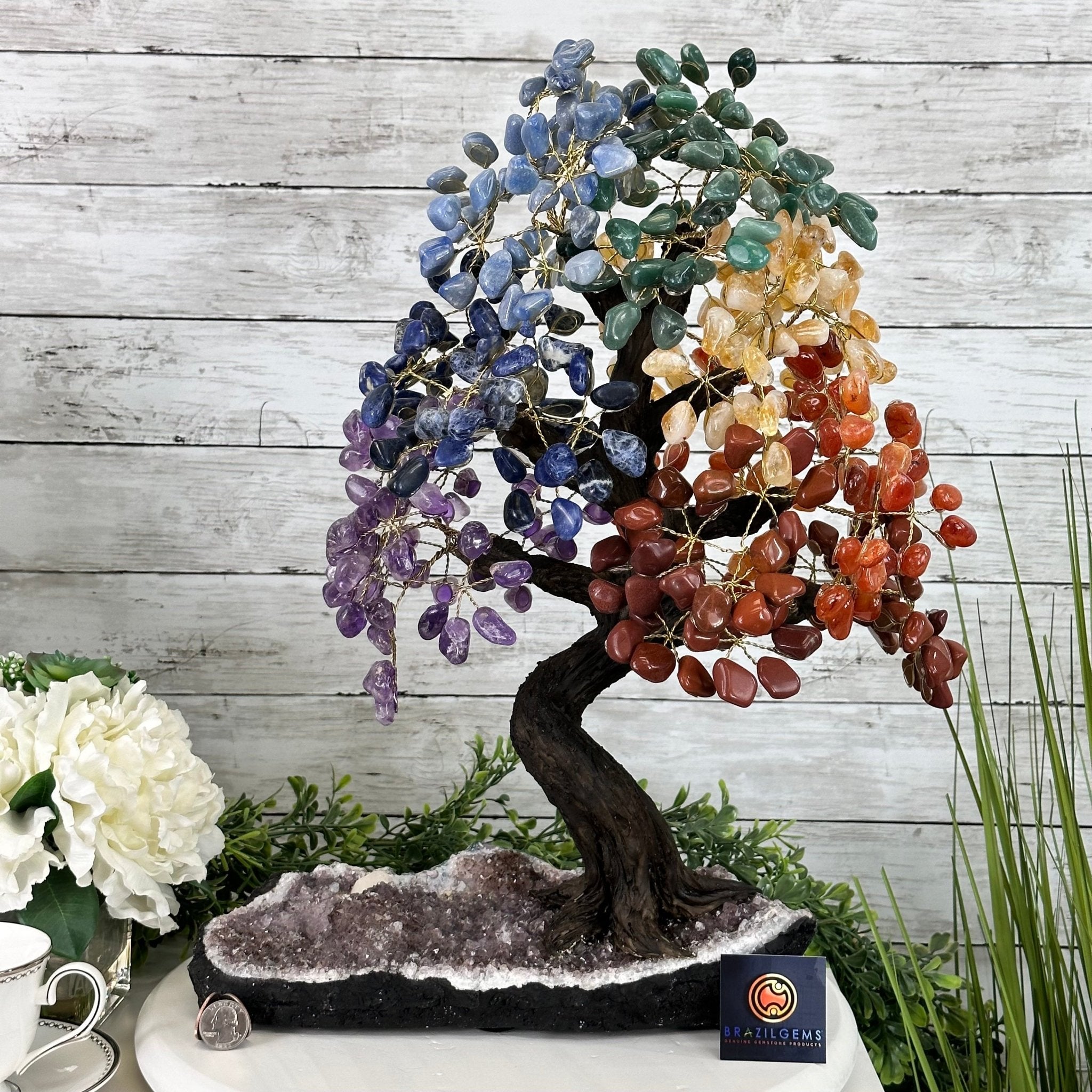 Gemstone Led Tree Shop Chakras Gemstone Trees - Brazil Gems