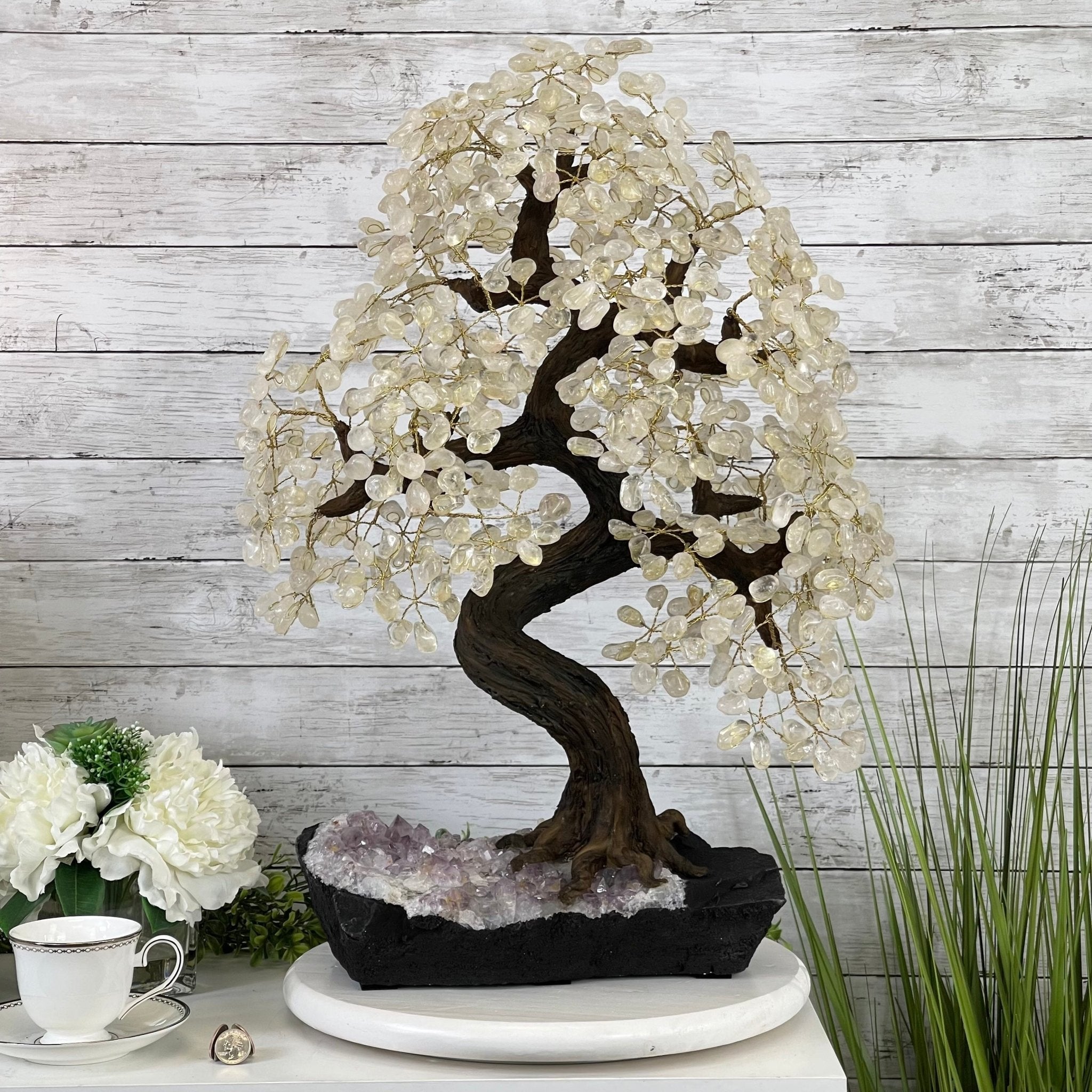 Gemstone Led Tree Shop Clear Quartz Gemstone Trees - Brazil Gems