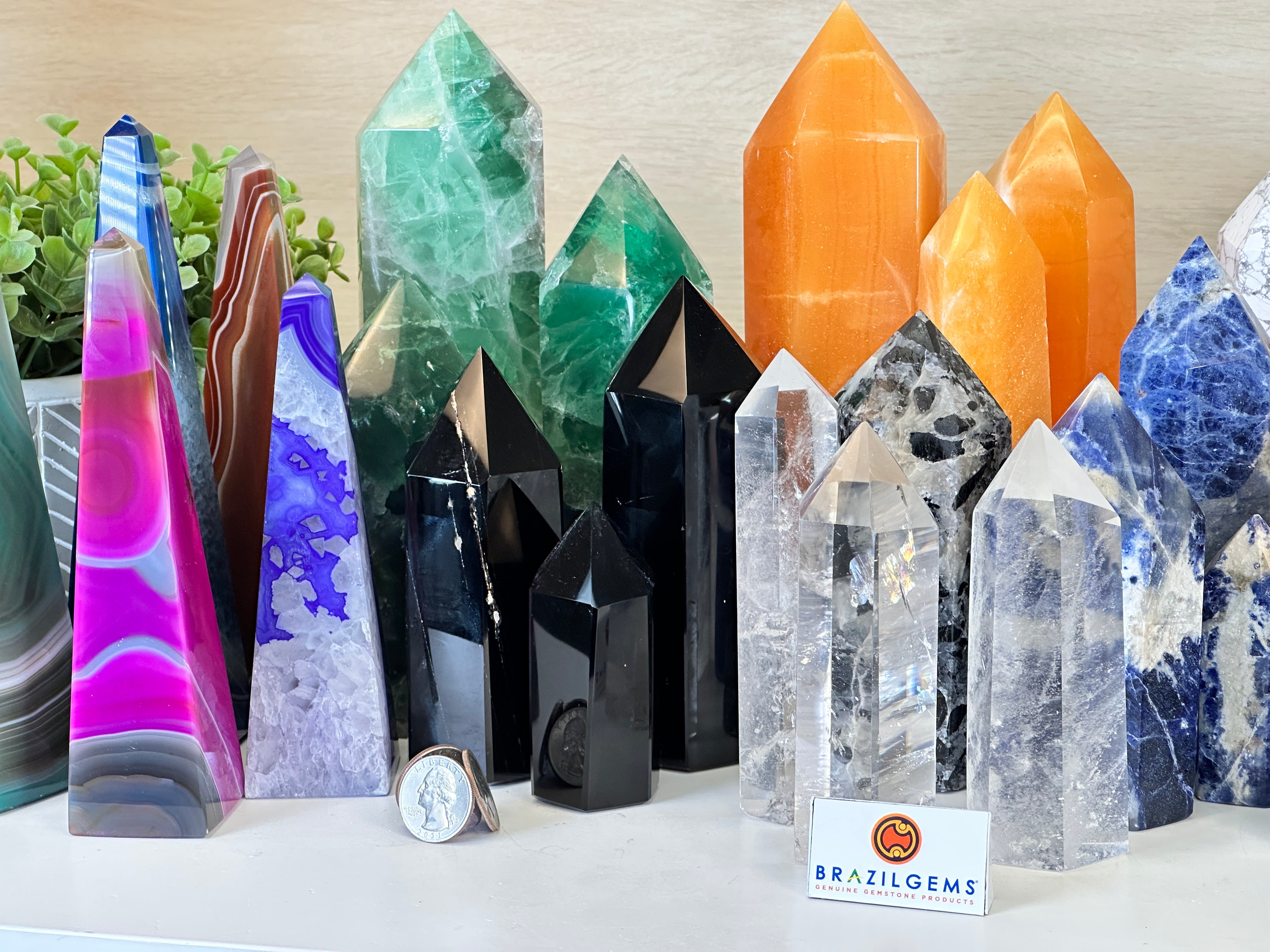 CRYSTAL POINTS - Brazil Gems